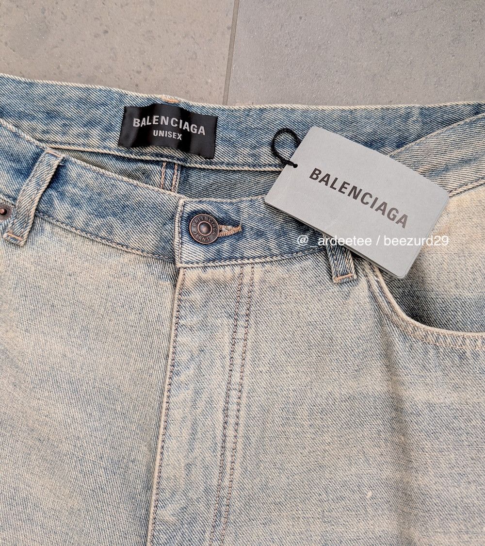 Balenciaga *NEW* SS24 INSIDE OUT BAGGY JEANS $1,590 MEDIUM Size US 32 / EU 48 - 10 Thumbnail