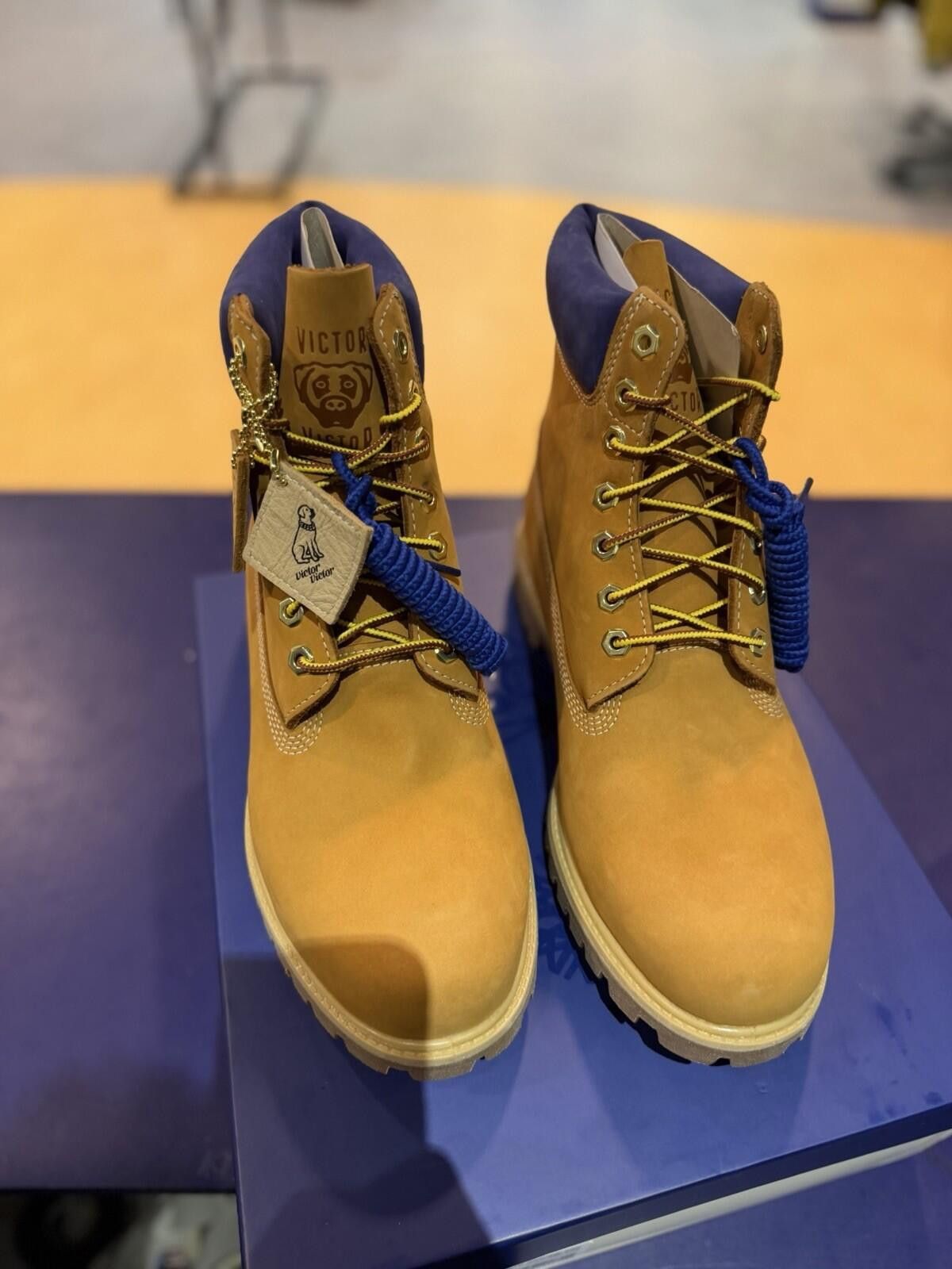 Timberland Victor Victor Timberland Boots Wheat/Navy (Size: 11) Men's Size US 11 / EU 44 - 12 Thumbnail