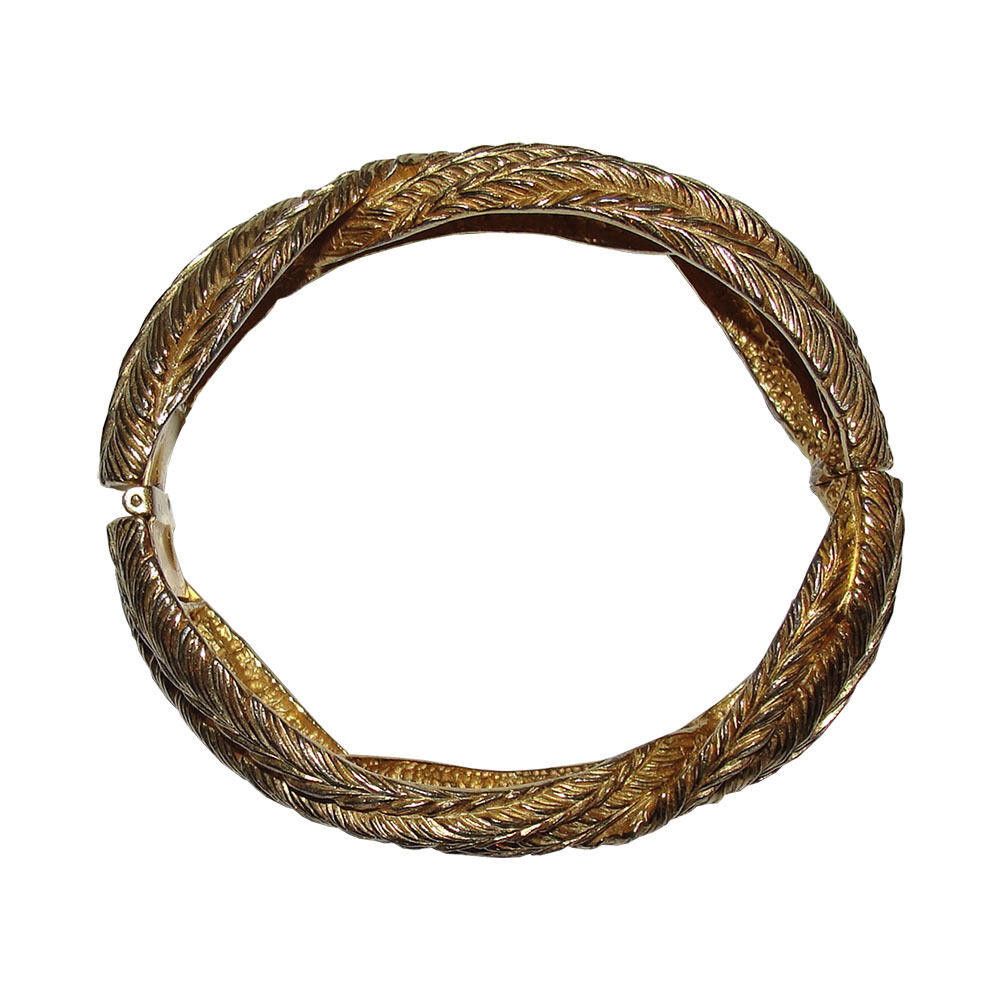 Designer Castlecliff Interlocking Feather Bangle Size ONE SIZE - 2 Thumbnail