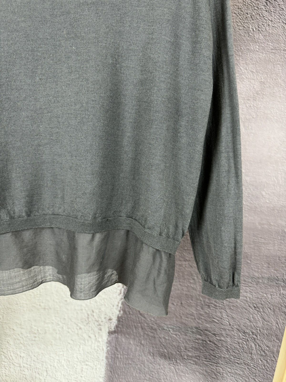 Fabiana Filippi Fabiana Filippi Merino wool grey sweater knitwear jumper Size M / US 6-8 / IT 42-44 - 6 Thumbnail