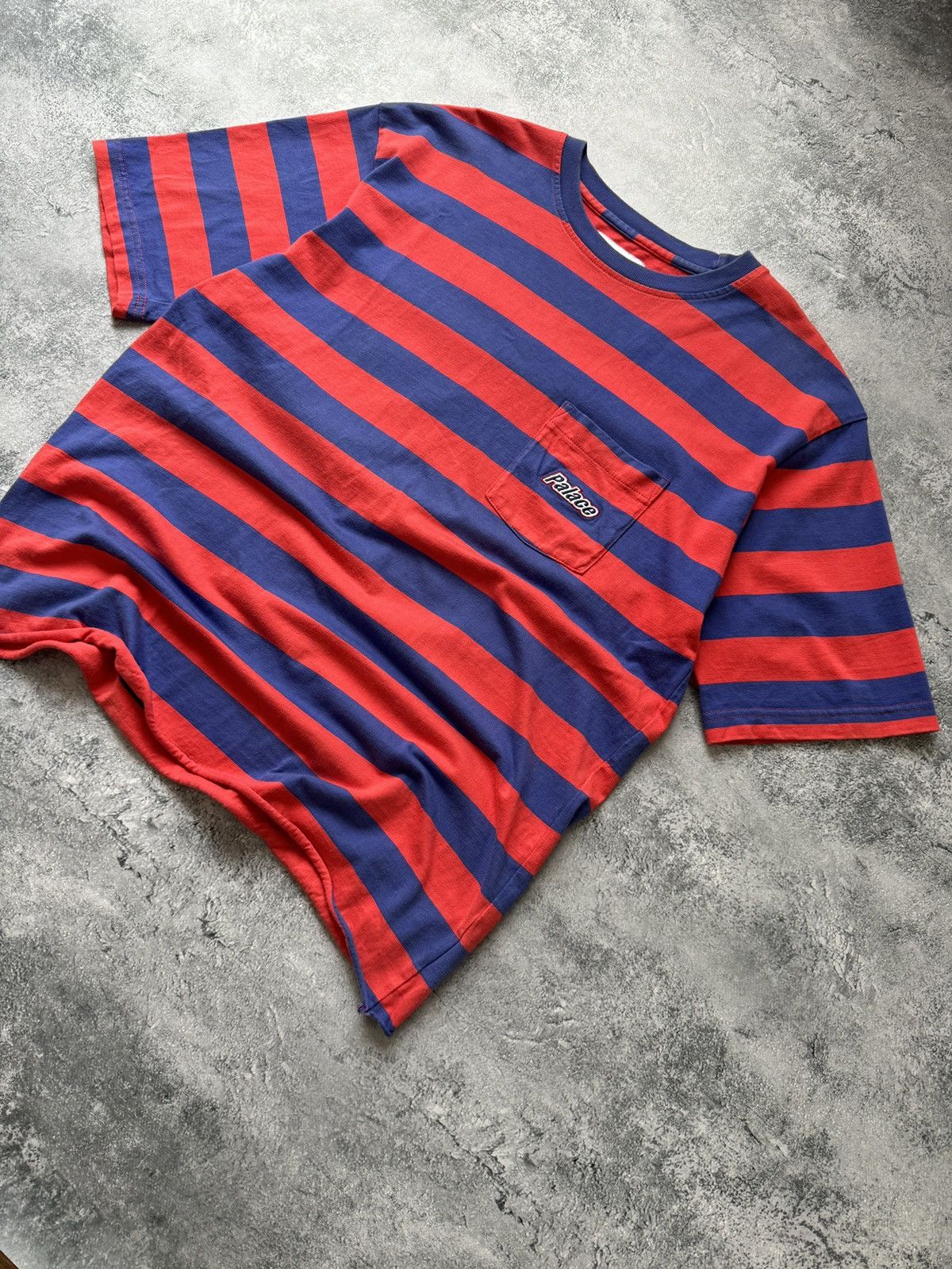 Palace Palace Block Stripe T-Shirt size L Size US L / EU 52-54 / 3 - 2 Thumbnail