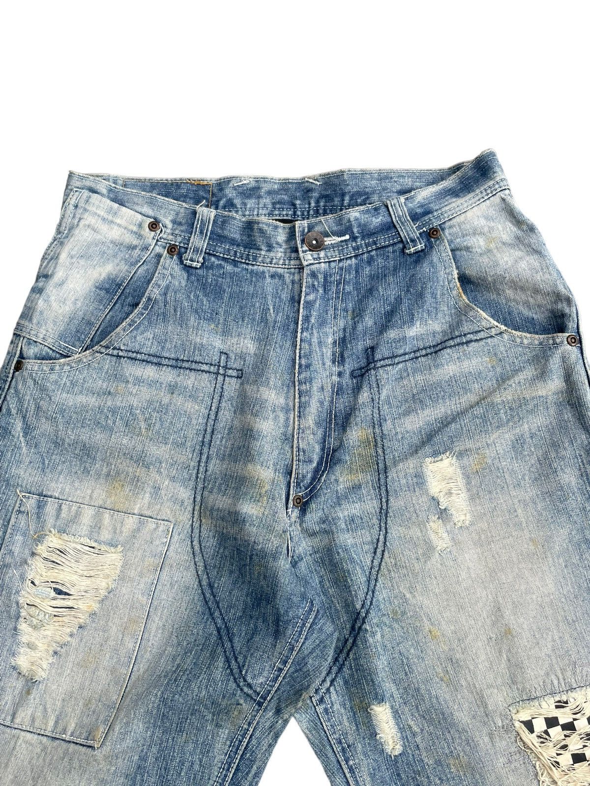 Vans Vans Custom Distresed Denim Size US 31 - 6 Thumbnail