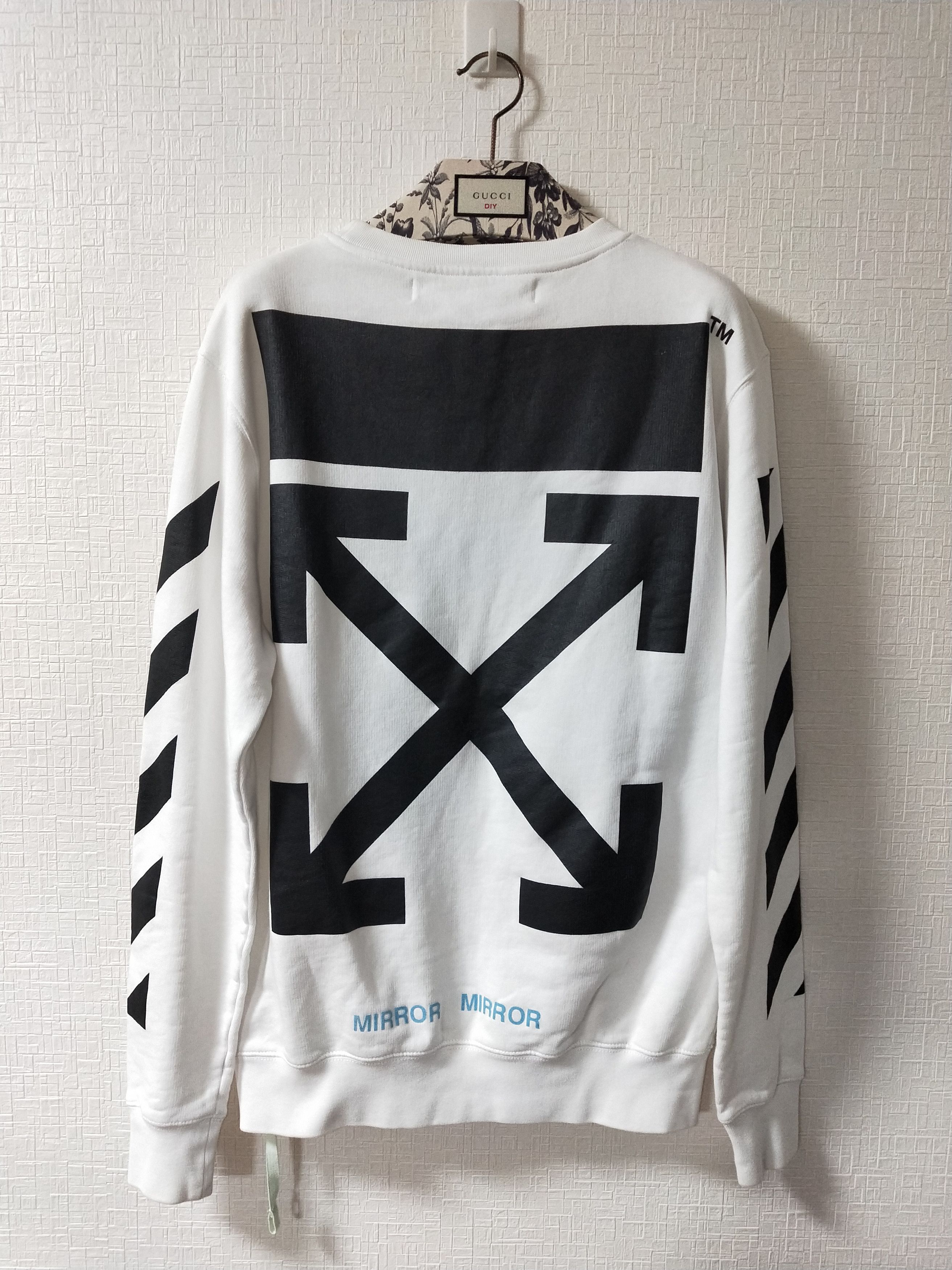 Off-White Diagonal Caravaggio Sweatshirt Size US S / EU 44-46 / 1 - 2 Thumbnail