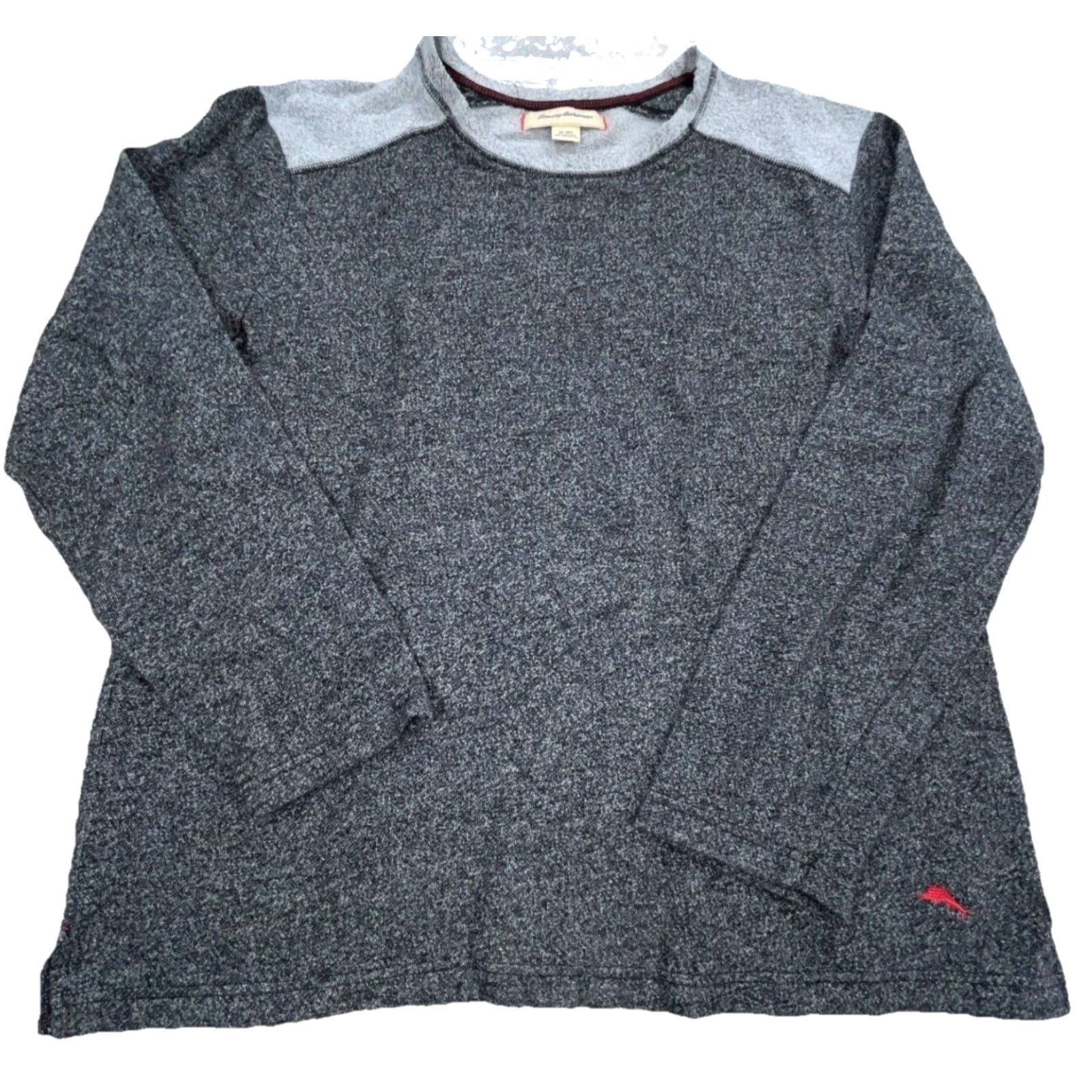 Tommy Bahama VINTAGE Tommy Bahama Sweater Men XL Gray Pullover Sweatshirt Crewneck Marlin Heather Size US XL / EU 56 / 4 - 2 Thumbnail
