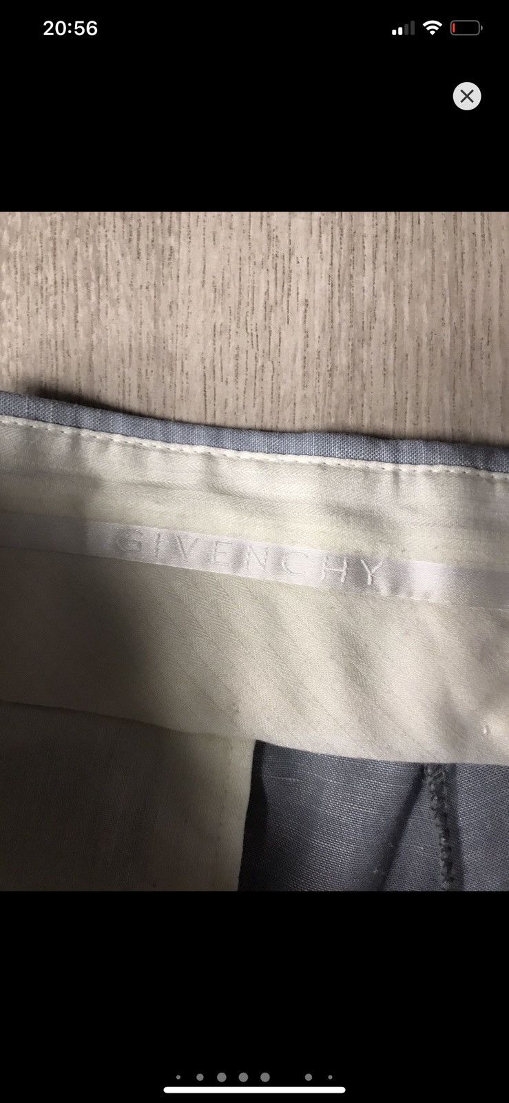 Givenchy Givenchy Gentleman Lana Lino luxury suit Size 50R - 22 Thumbnail