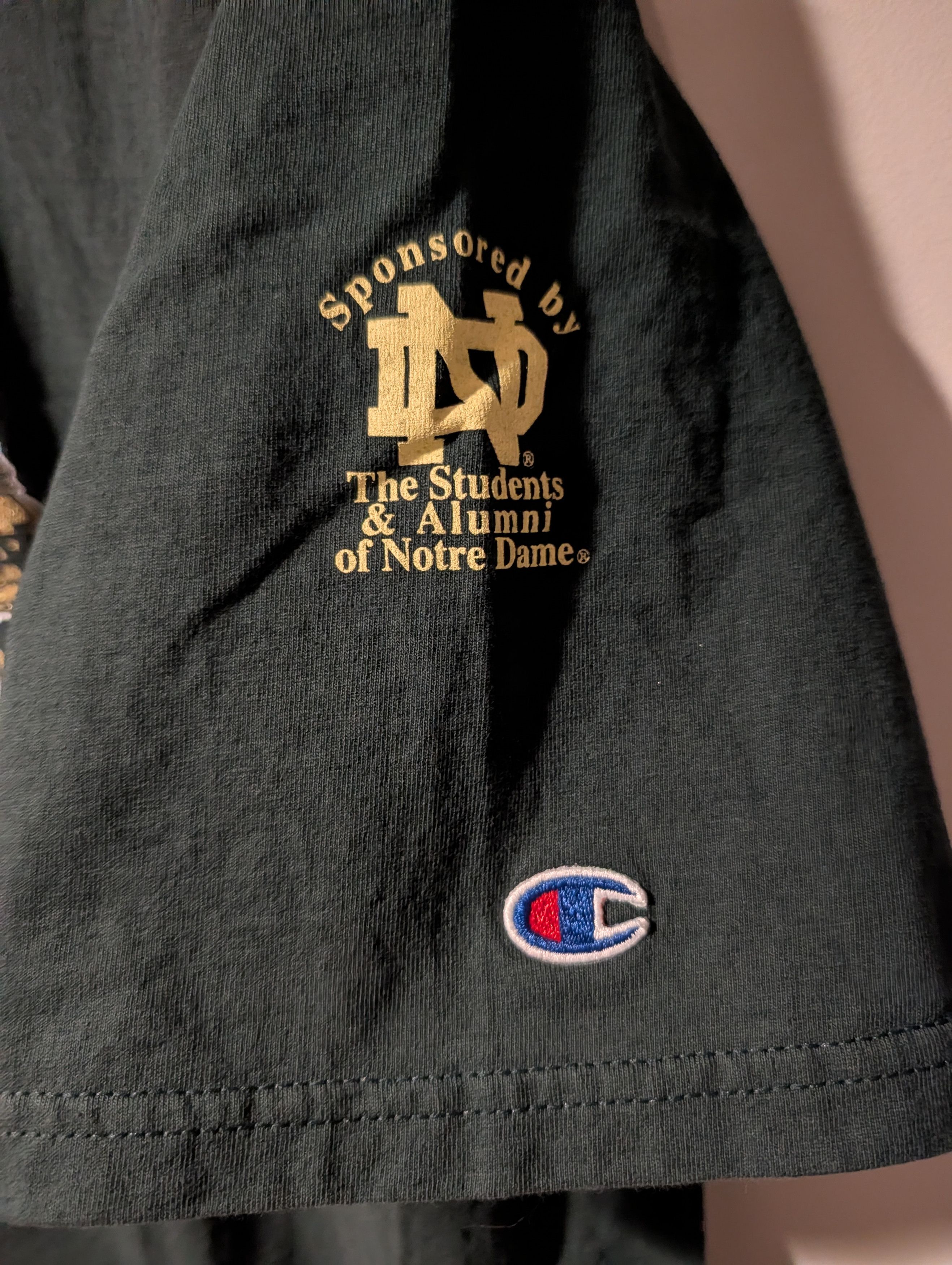 NCAA Vintage 90s Champion Notre Dame Shirt Will Win Over All Size US XL / EU 56 / 4 - 6 Thumbnail