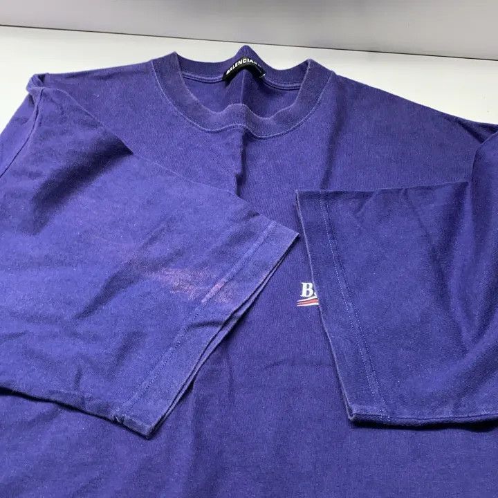 Balenciaga Balenciaga Balenciaga Logo Print Short Sleeve TShirt -2507 Size US L / EU 52-54 / 3 - 2 Thumbnail