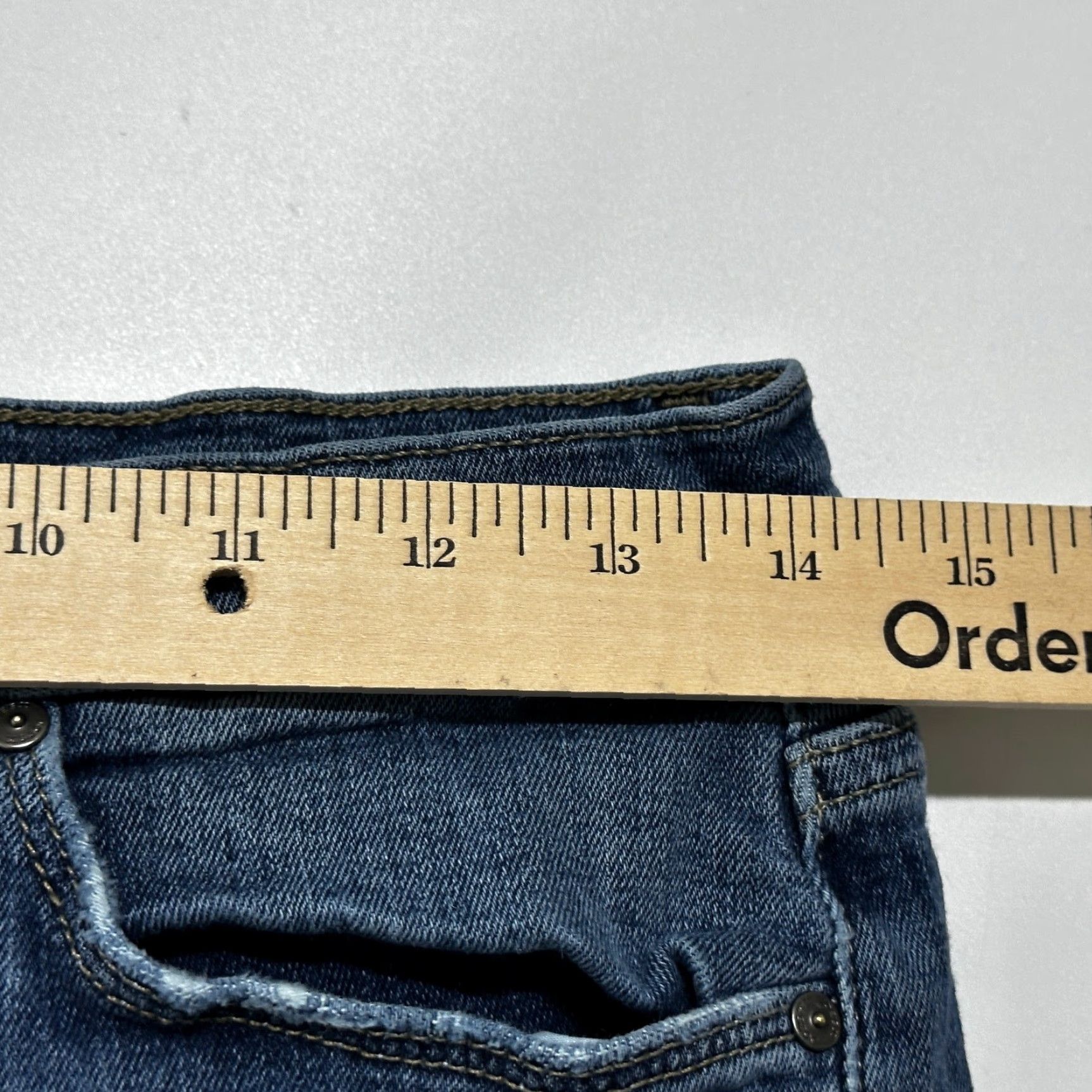 Vintage Joes Jeans Womens 30 Dark Blue Denim Cropped Mid Rise Cotton Blend Size 28" / US 6 / IT 42 - 4 Thumbnail