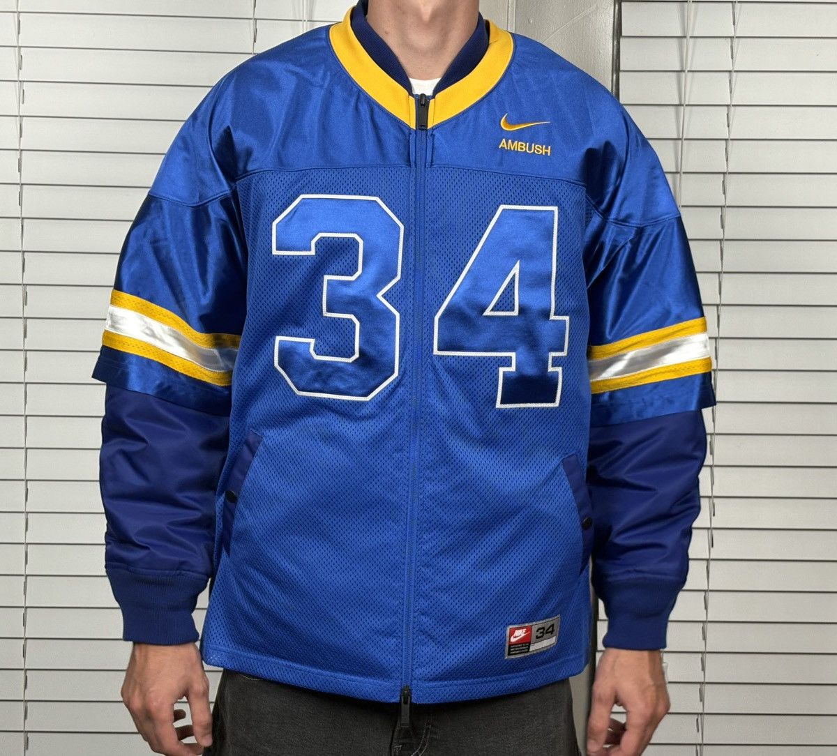 Nets Blue Ambush X Nike Wmns Nrg Jacket Nike X Ambush Football