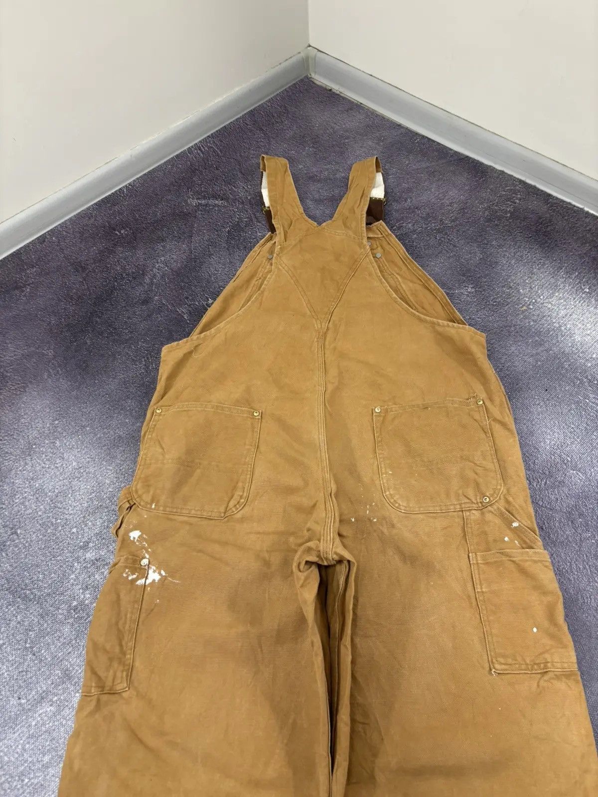 Carhartt × Vintage Vintage Carhartt Double Knee American Work Dungaree Overall Size US 42 / EU 58 - 9 Thumbnail