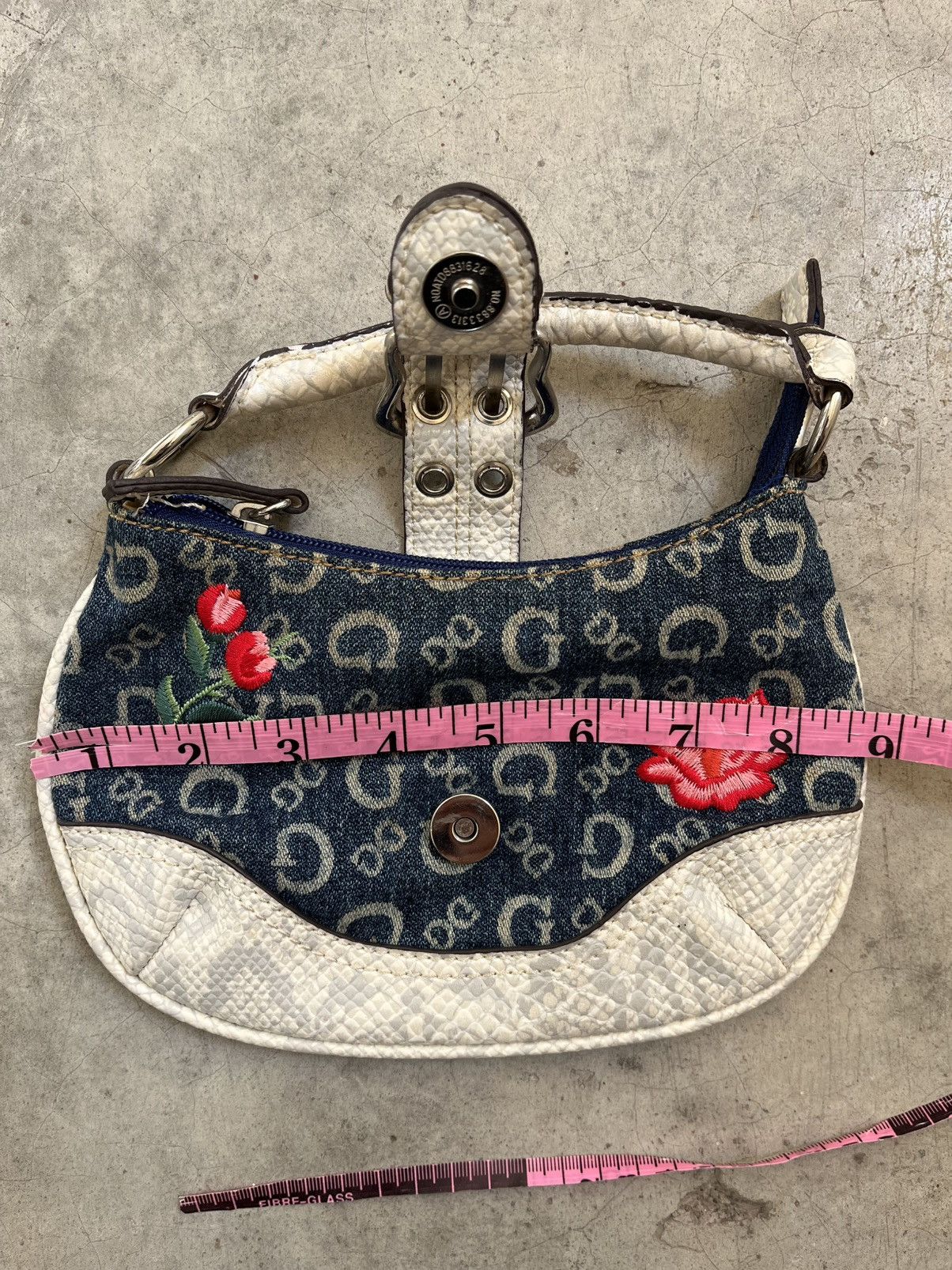 Guess Guess handle mini y2k snake leather bag Size ONE SIZE - 5 Thumbnail