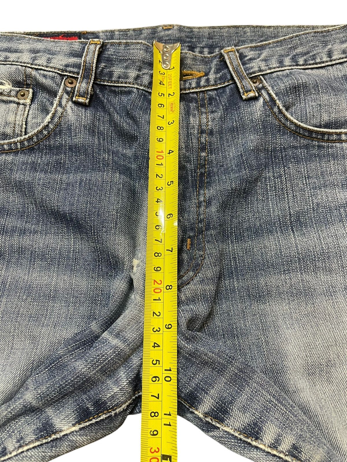 Edwin Vintage Edwin 503 Faded Wash Distressed Style Loose Jeans Size US 31 - 16 Thumbnail