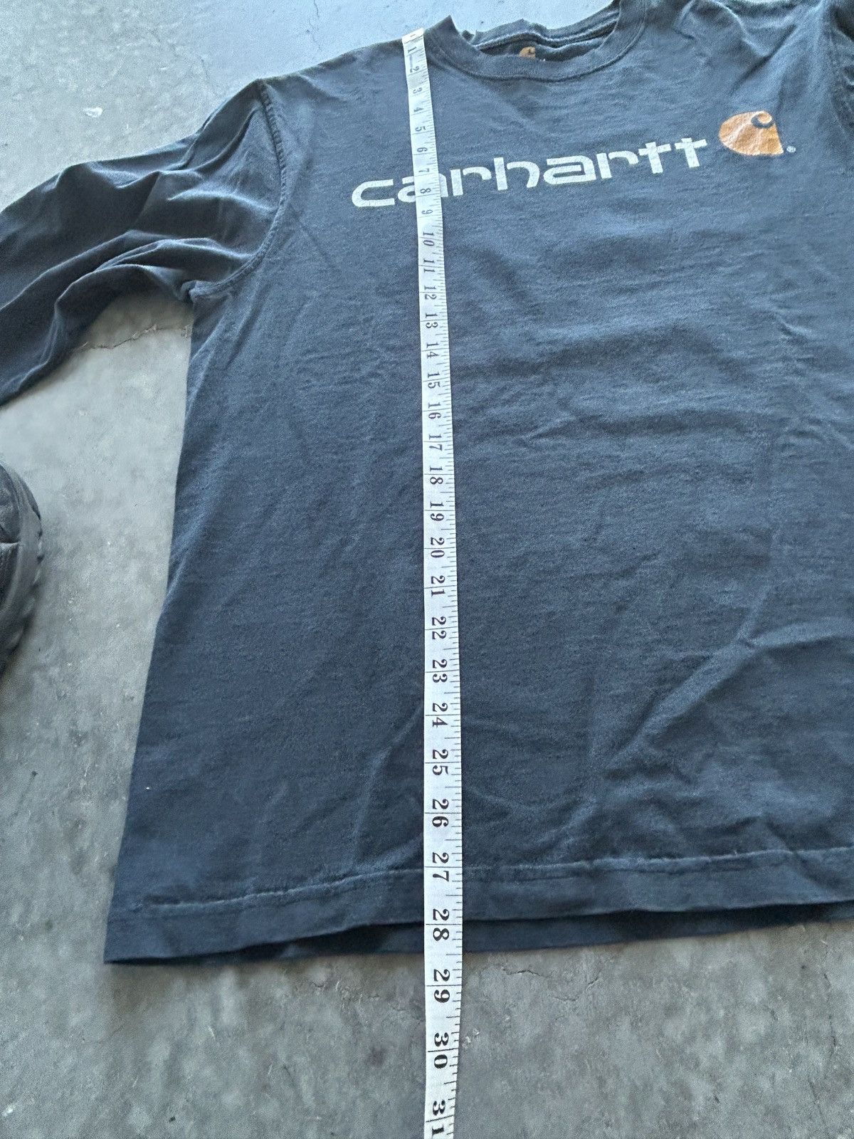 Carhartt Vintage Y2K Carhartt Spellout Logo Longsleeve Tee Faded Size US M / EU 48-50 / 2 - 8 Thumbnail