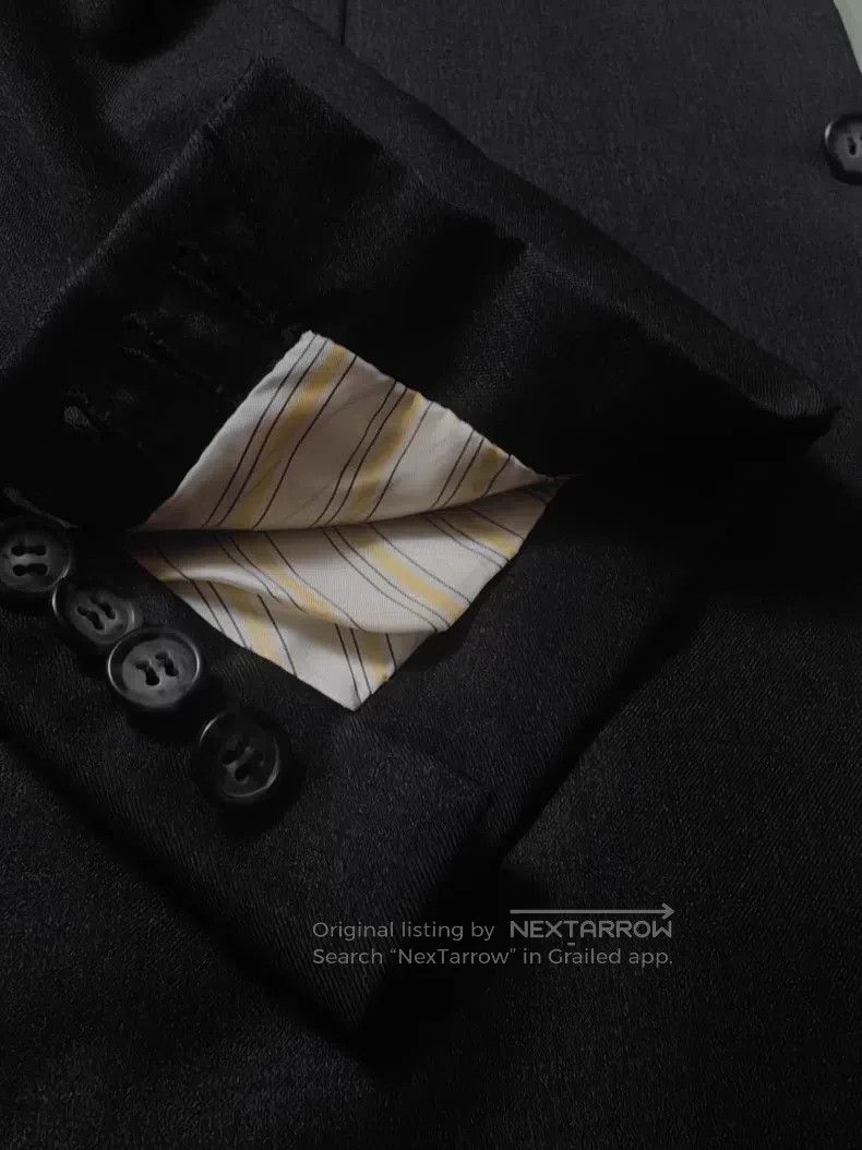 Brioni Brioni Carbon black wool single-breasted suit Size US XL / EU 56 / 4 - 6 Thumbnail
