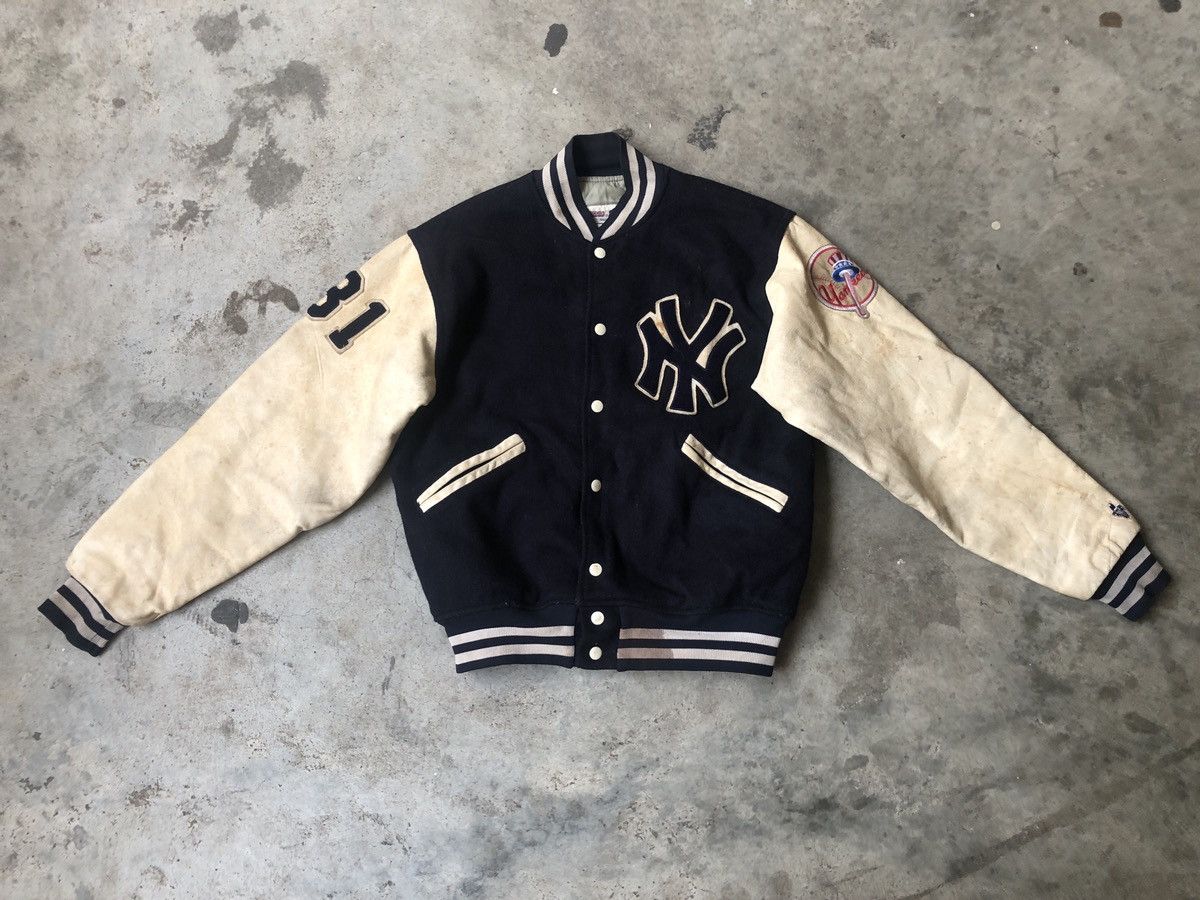 New York Yankees × Vintage VINTAGE NEW YORK YANKEES VARSITY JACKET Size US M / EU 48-50 / 2 - 1 Thumbnail