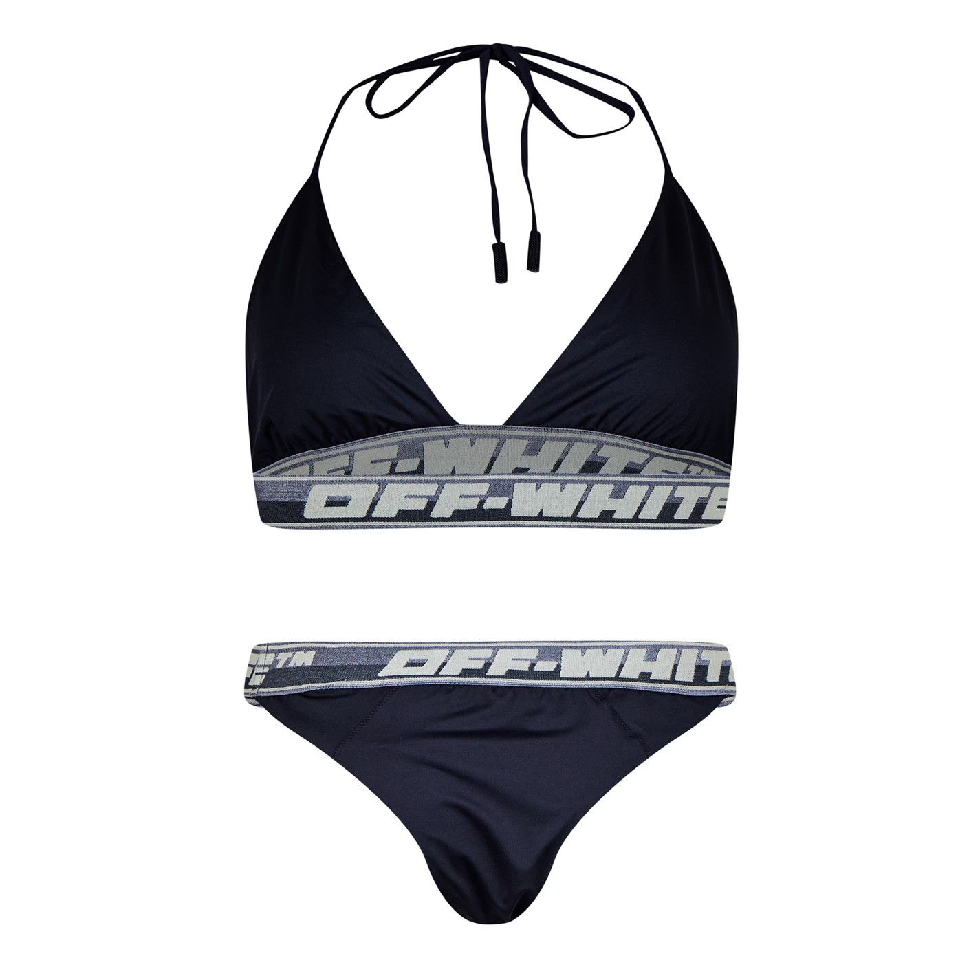 Off-White o1g2r1mq0125 Size: S / Beachwear Bikini Set in Black Size ONE SIZE - 2 Thumbnail