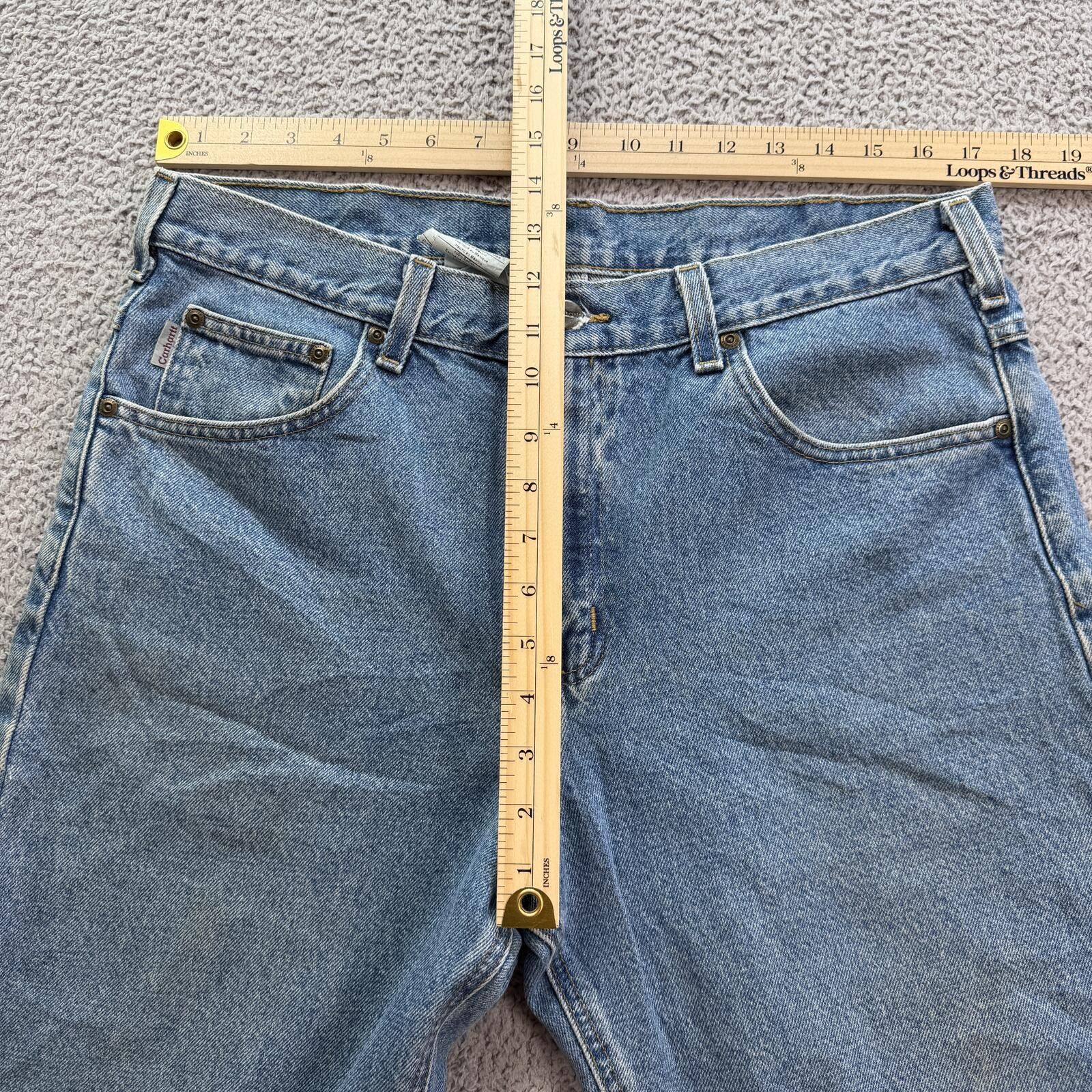 Carhartt Carhartt B180 STW Traditional Fit Jeans Mens 36x30 Light Size US 36 / EU 52 - 3 Thumbnail