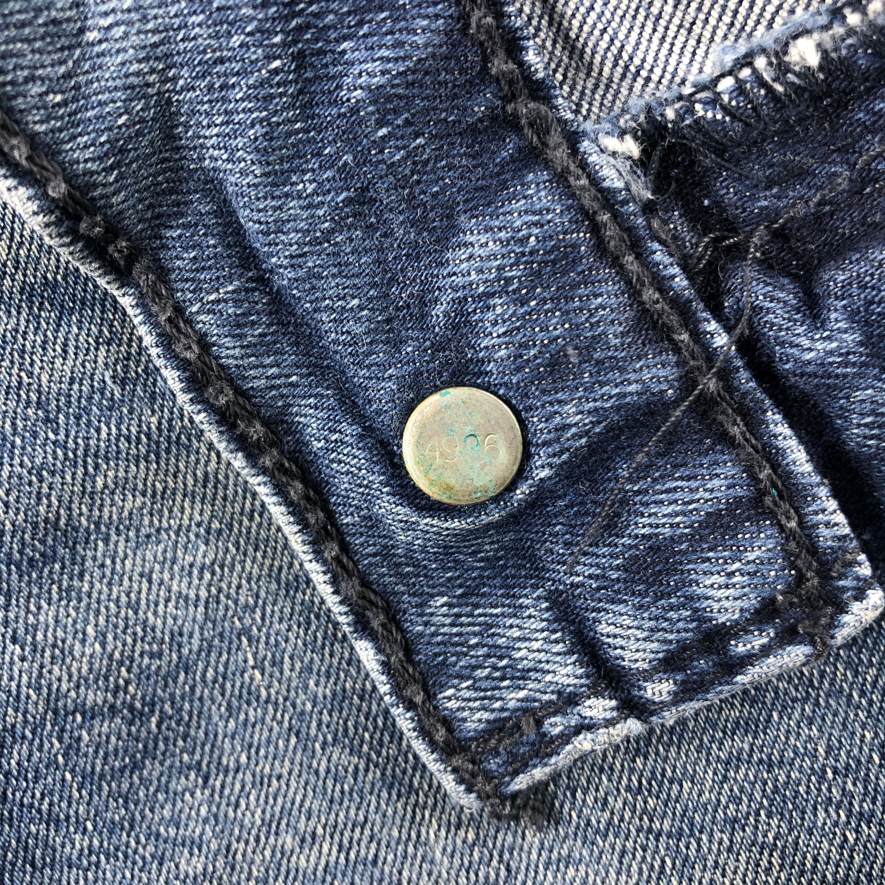Levi's Vintage Blue Wash Levis 513 Jeans-J2631 Size US 36 / EU 52 - 12 Thumbnail