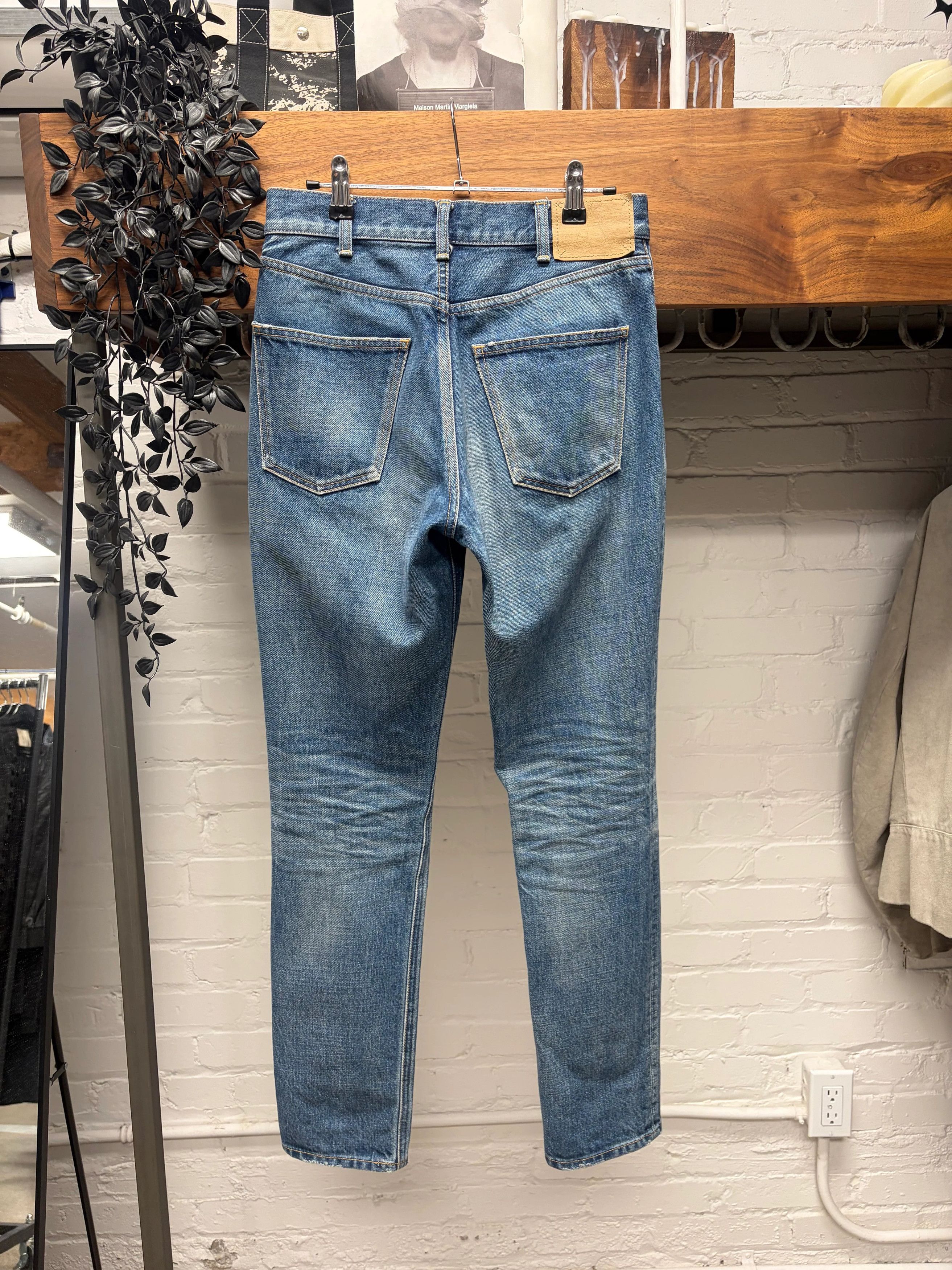 Celine Celine ‘1AA3’ Washed Blue Skinny Jeans Size US 28 / EU 44 - 3 Thumbnail