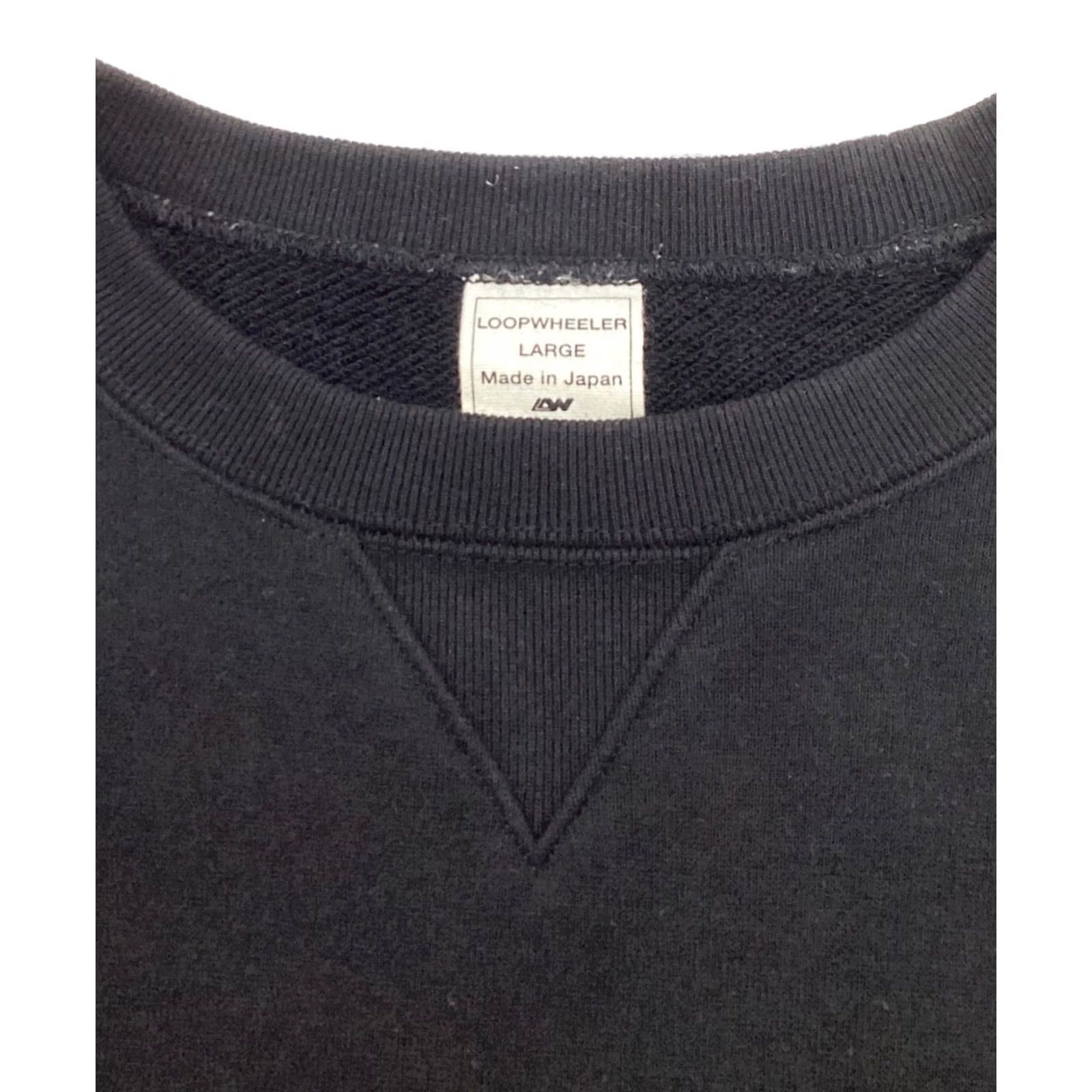 Vintage LOOPWHEELER Sweatshirt Crewneck Men L Black Sweatshirt Size US L / EU 52-54 / 3 - 3 Thumbnail