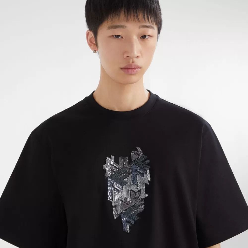 Fendi o1loc1c0824 T-Shirt in Black Size US XL / EU 56 / 4 - 4 Thumbnail