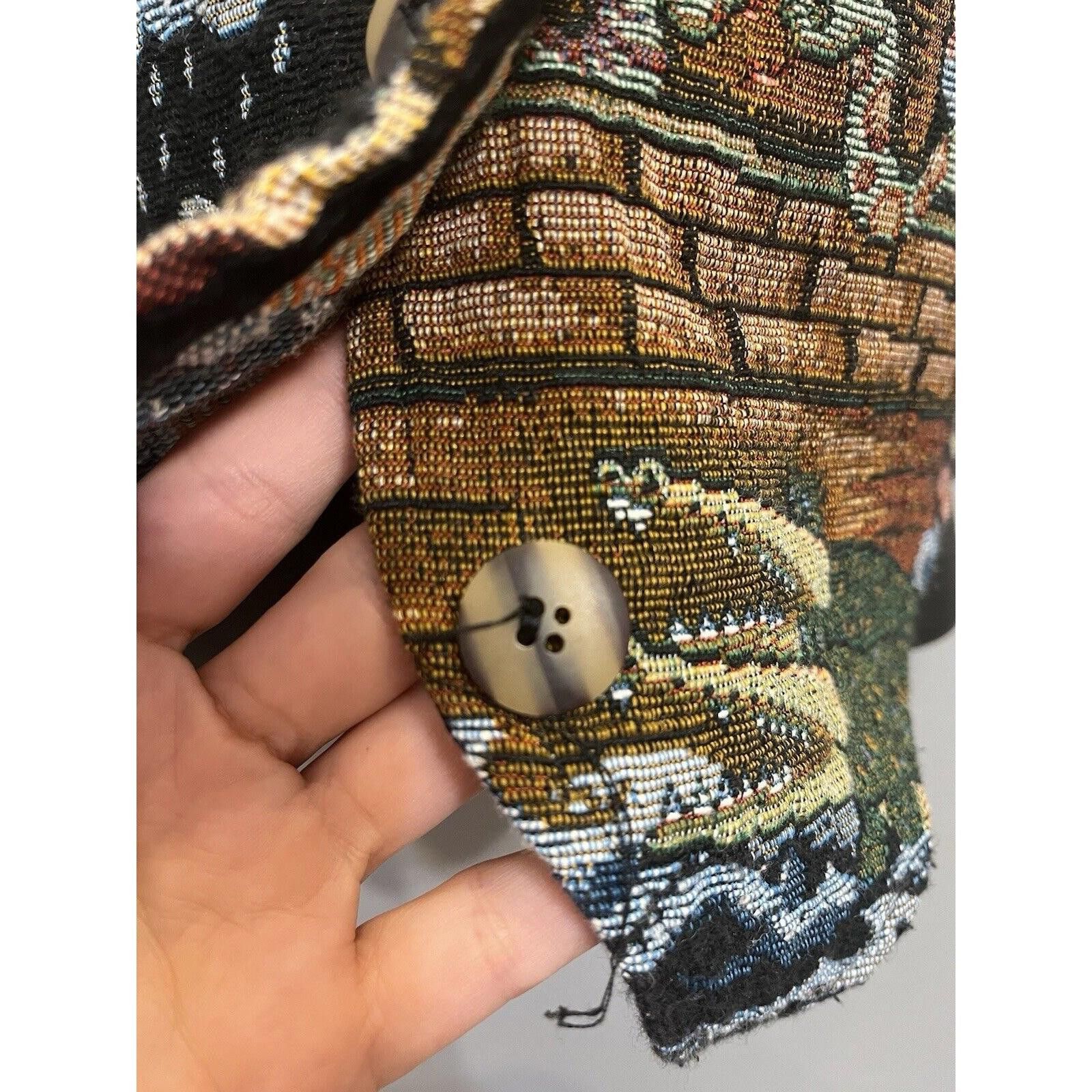 Unknown London Vintage Tapestry Vest with Whimsical Animal & Nature Design Size ONE SIZE - 7 Thumbnail
