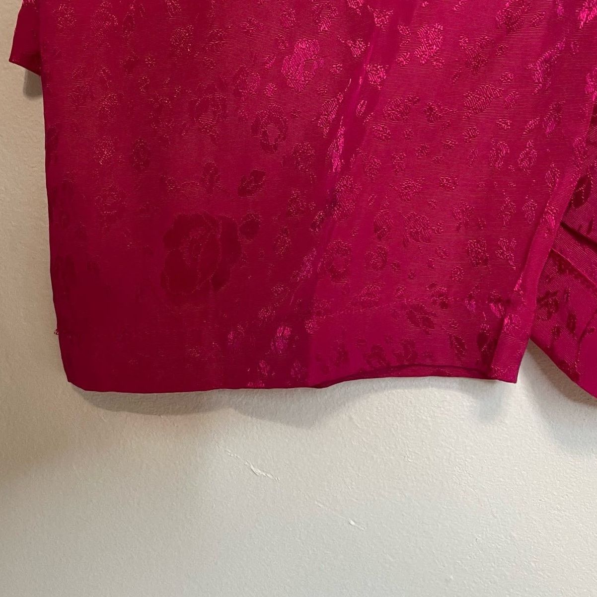 Topshop TopShop Pink Kimono Top 12 Womens Zipper Wide Sleeve Floral Size XL / US 12-14 / IT 48-50 - 3 Thumbnail