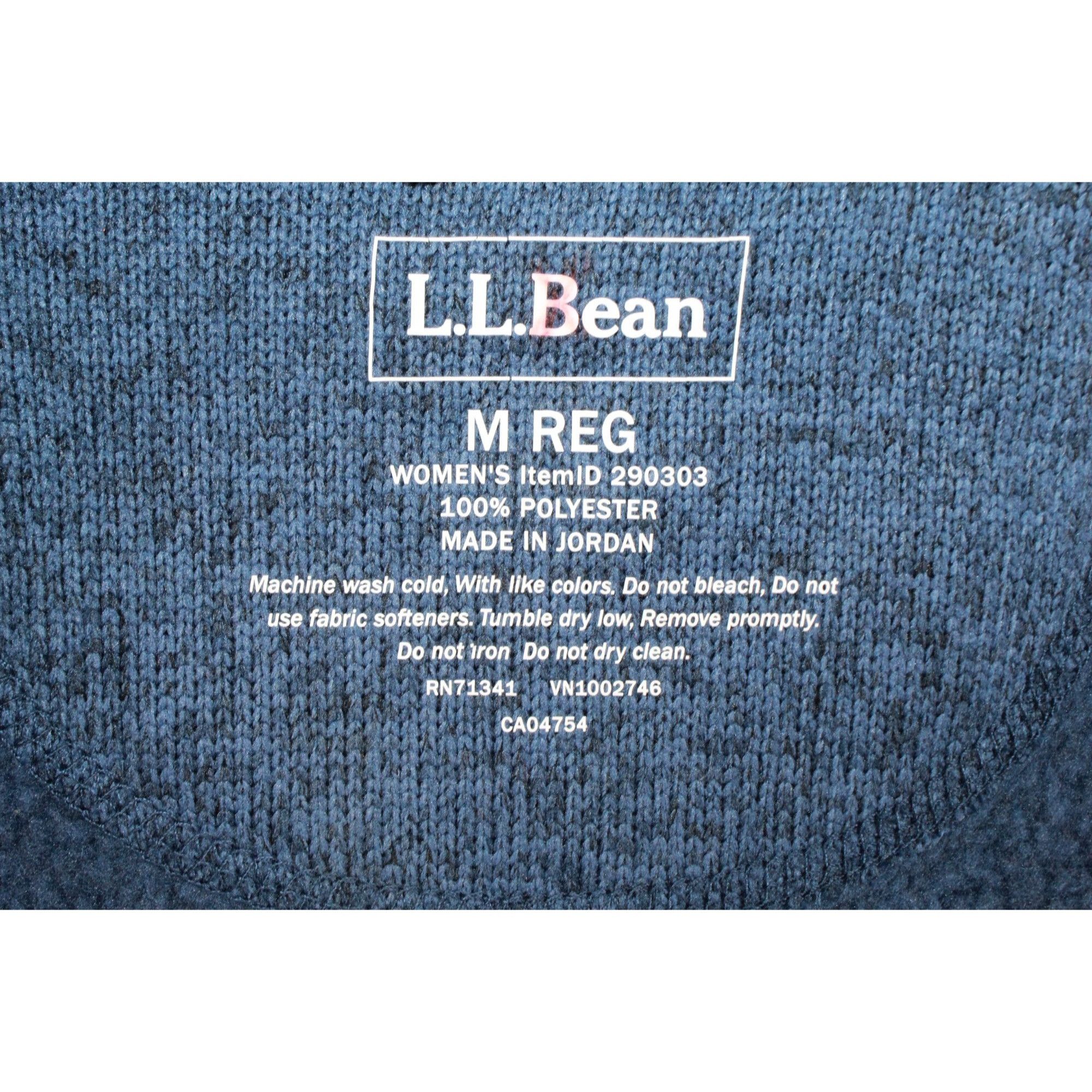 L.L. Bean LL Bean Women's Sweater Fleece Coat Mallard Blue Size M Size M / US 6-8 / IT 42-44 - 8 Thumbnail