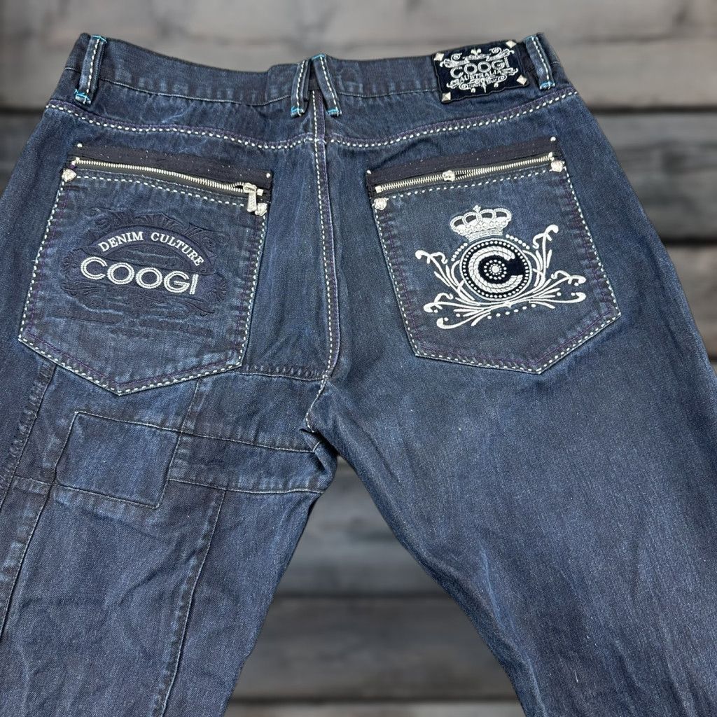 Coogi VINTAGE COOGI Jeans Mens 42x31 Blue Regular Fit Dark Wash Cotton Baggy Loose Skater Y2K Size US 42 / EU 58 - 1 Thumbnail