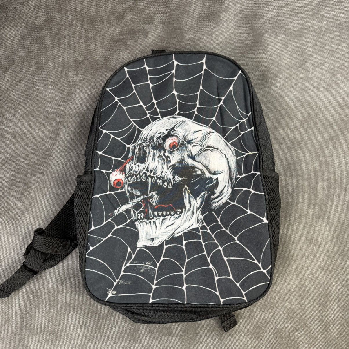 Don’t Do Drugs Levi Catter Spiderweb Skull Backpack