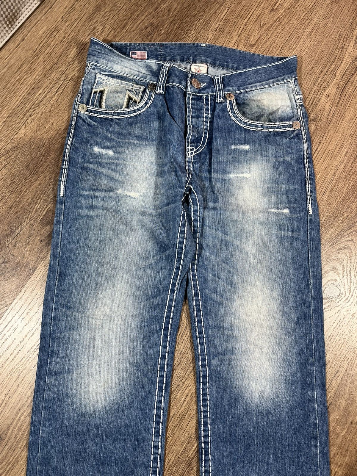 True Religion True Religion Straight Rare Denim Pants Jeans👖 Size US 34 / EU 50 - 3 Thumbnail