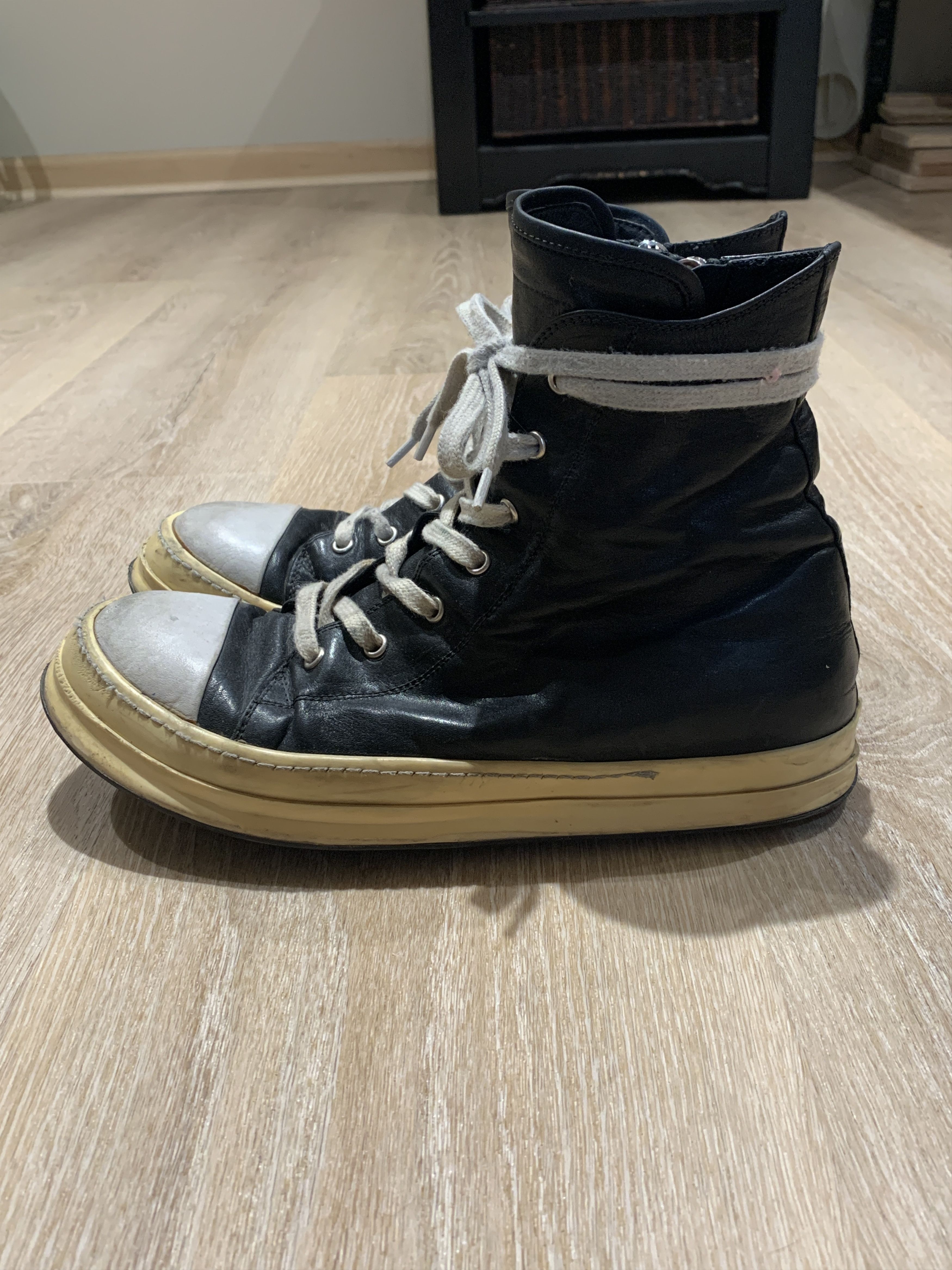 Rick Owens Rick Owens SS09 "Strutter" Staple Ramones Size US 10 / EU 43 - 3 Thumbnail
