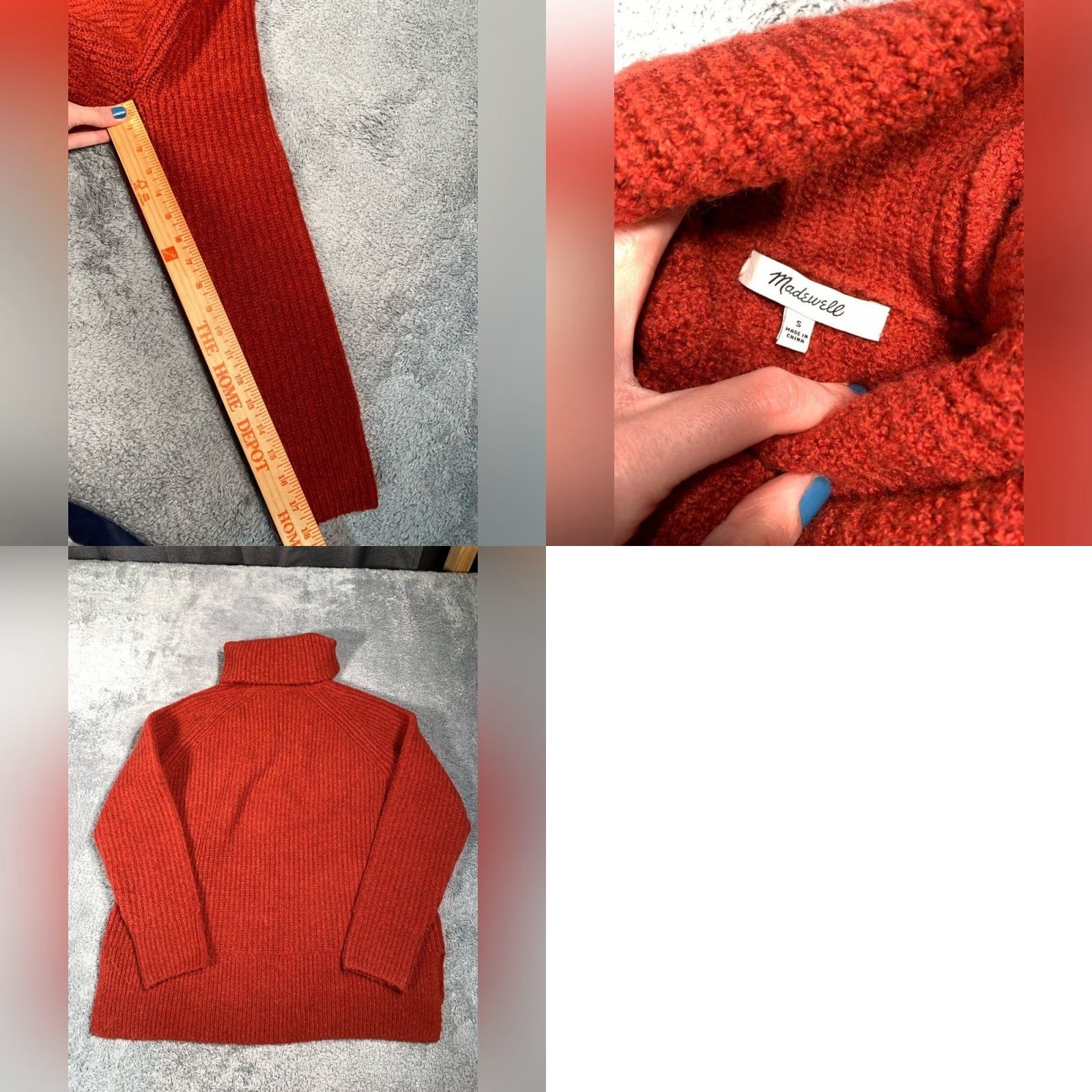 Madewell Madewell Women's Turtleneck Sweater Pullover Multicolor Small S Regular Color Multicolor Womens Debartment? (Note: ensure no extra terms) Size S / US 4 / IT 40 - 8 Thumbnail
