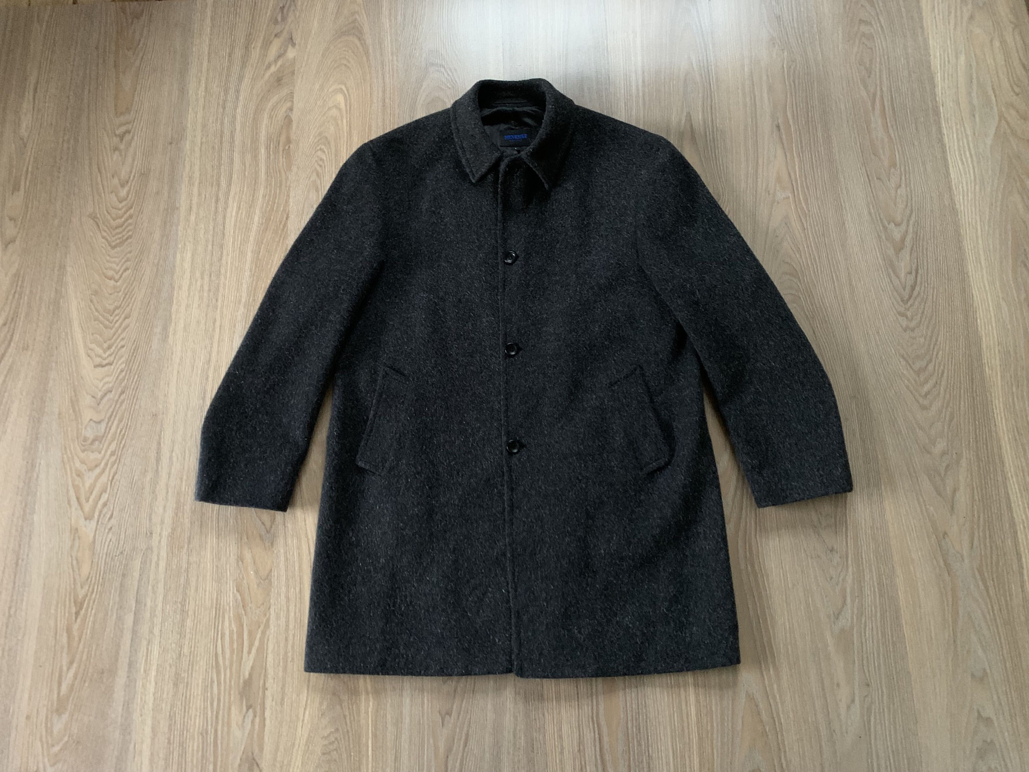 Designer × Vintage Gatsby Casuals Black Long Wool Coat Size US L / EU 52-54 / 3 - 10 Thumbnail
