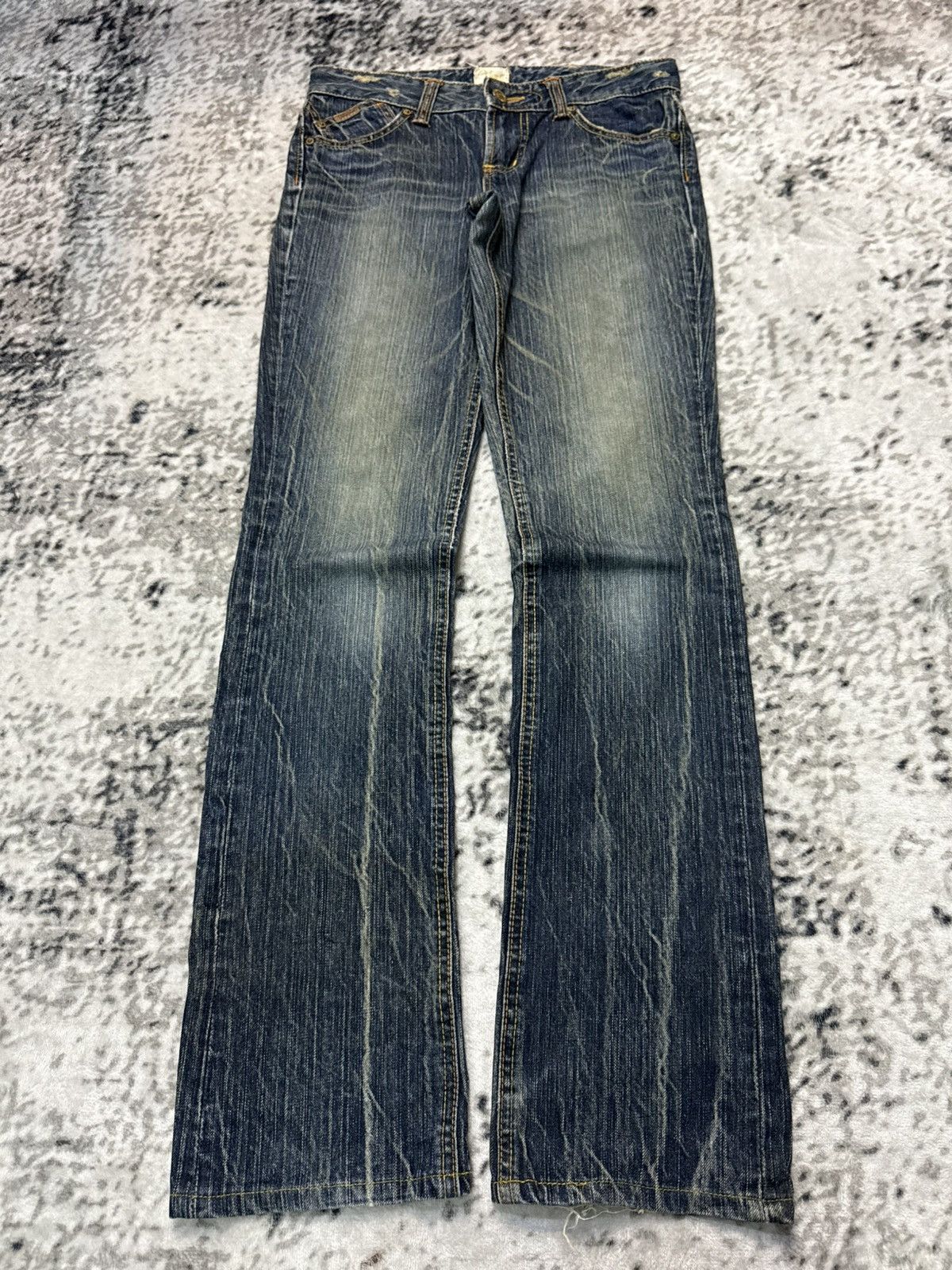 Edwin Vintage Edwin Something Fade Wash Flare Jeans Size 27" / US 4 / IT 40 - 1 Thumbnail