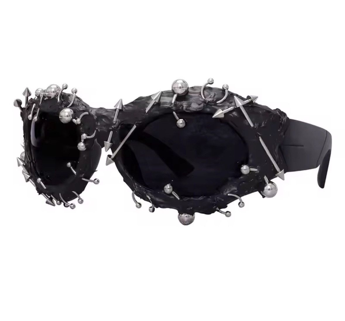 Vintage Trendy Punk Style Outdoor Sunglasses Size ONE SIZE - 4 Thumbnail