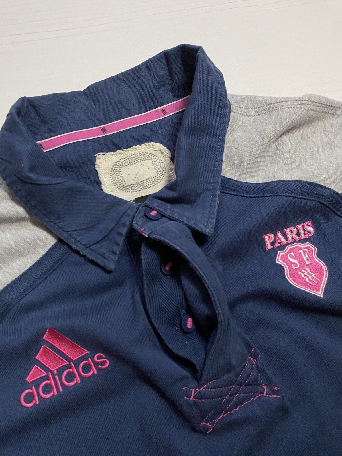 Adidas Vintage Adidas Paris SF training soccer rugby jersey Size US XL / EU 56 / 4 - 13 Thumbnail
