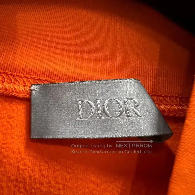 Dior Dior Orange Cotton Long Sleeve T. Size L / US 10 / IT 46 - 2 Thumbnail