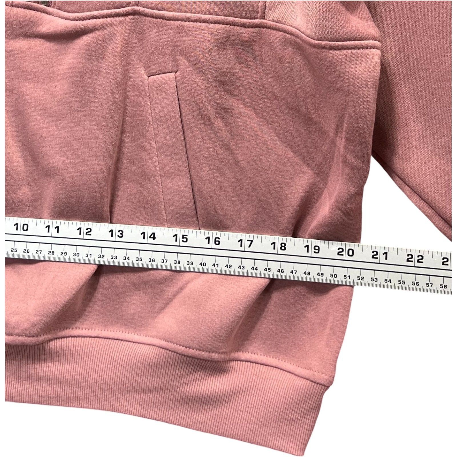 Other Love Mood - Women's Long Sleeve 1/2 Zip Sweatshirt - Pink - Size S / US 4 / IT 40 - 4 Thumbnail