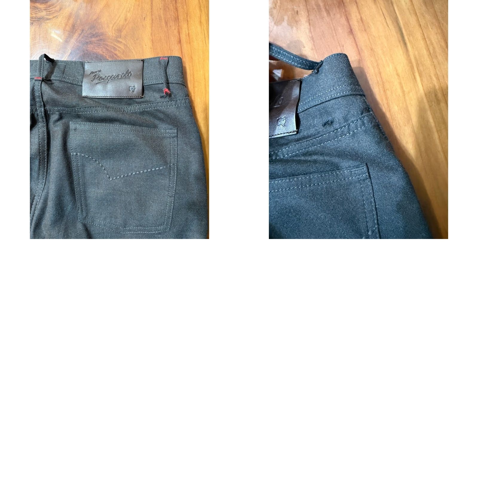 Vintage Marco Pescarolo Dress Pants Men 32 Gray Wool Inseam 29 48 32 x 29 K3-10 Size US 32 / EU 48 - 8 Thumbnail