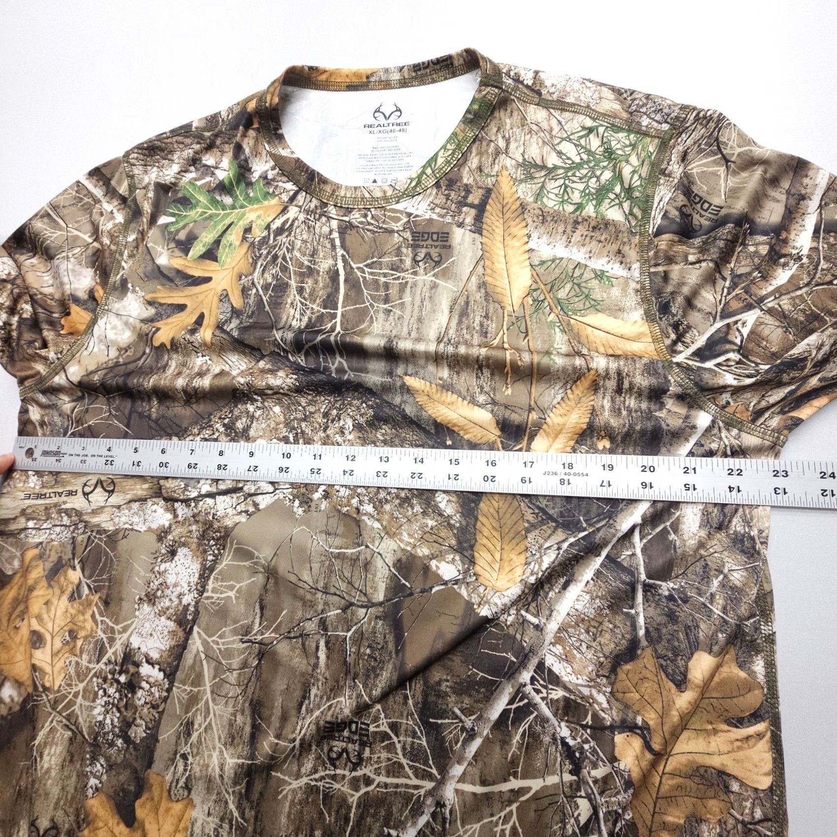 Realtree Realtree Edge Camo Long Sleeve Shirt Mens XL Stretch Wicking Hunting Light Size US XL / EU 56 / 4 - 7 Thumbnail