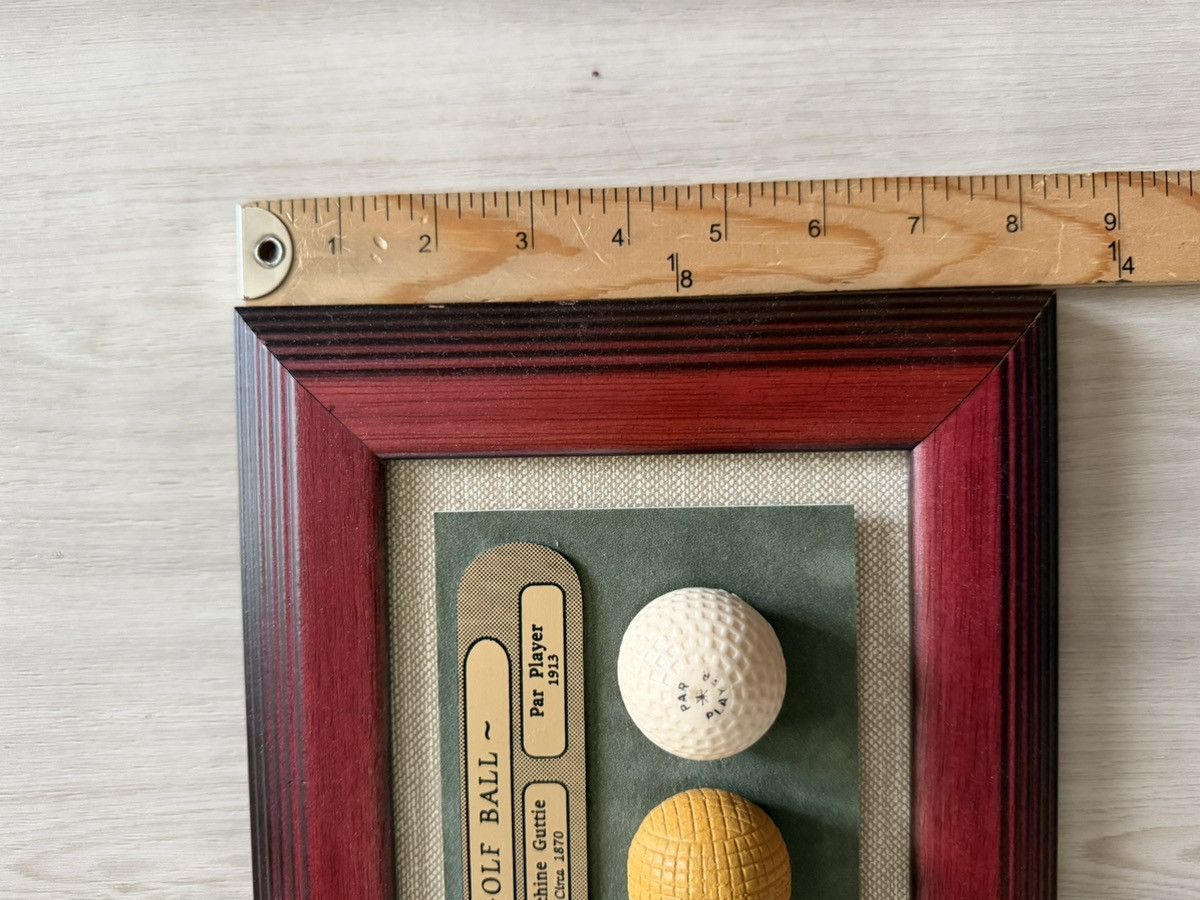 Vintage Vintage The Development Of The Golf Ball Framed 3D Wall Size ONE SIZE - 7 Thumbnail