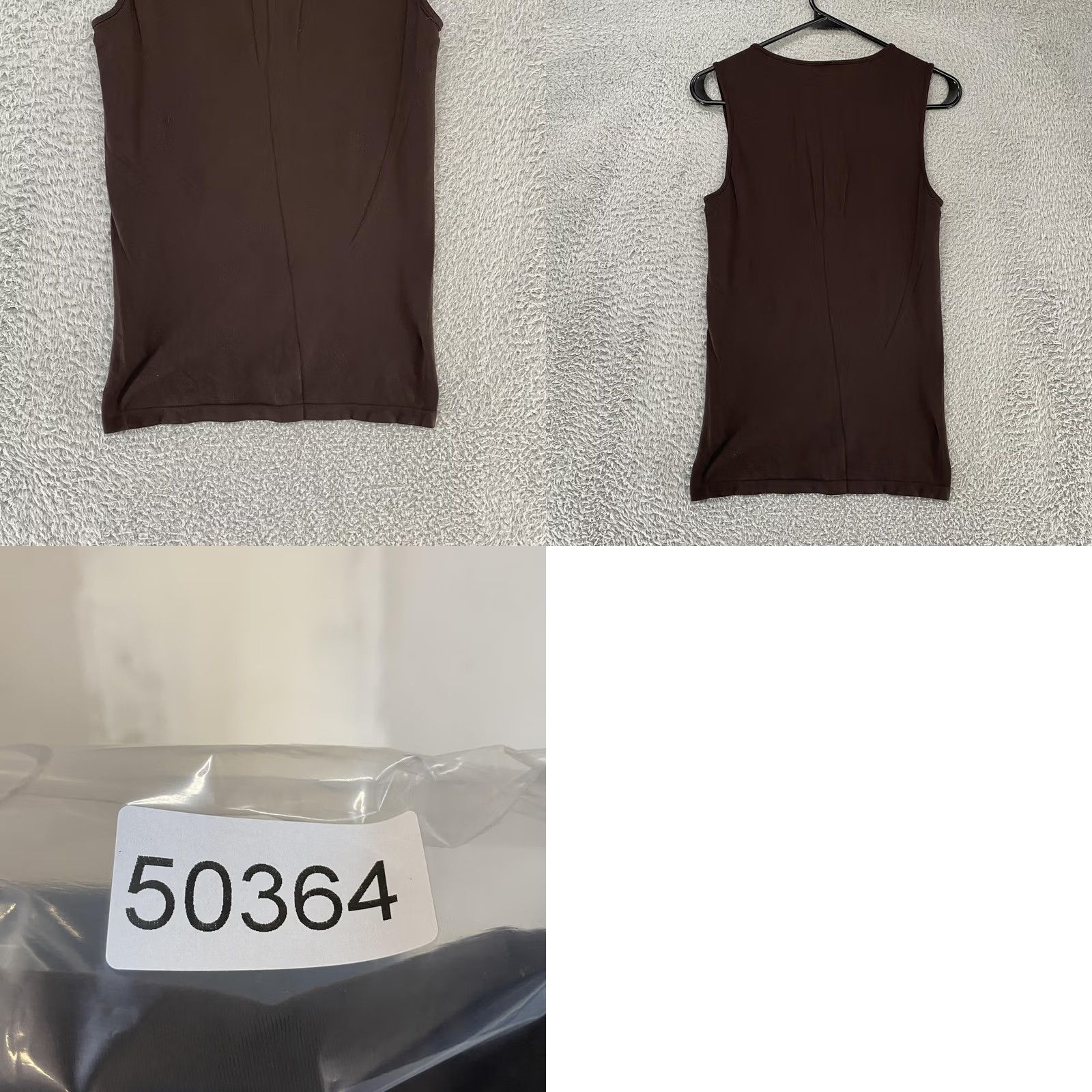 Banana Republic VINTAGE Banana Republic Tank Womens Medium Brown Y2K Lace Trim Camisole Fairy Grunge Size ONE SIZE - 8 Thumbnail