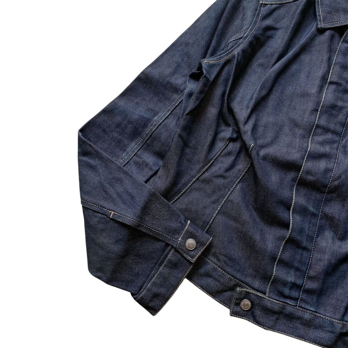 Levi's Vtg 90s Levi's Engineered Trucker Jeans Asymmetrical Size L / US 10 / IT 46 - 4 Thumbnail