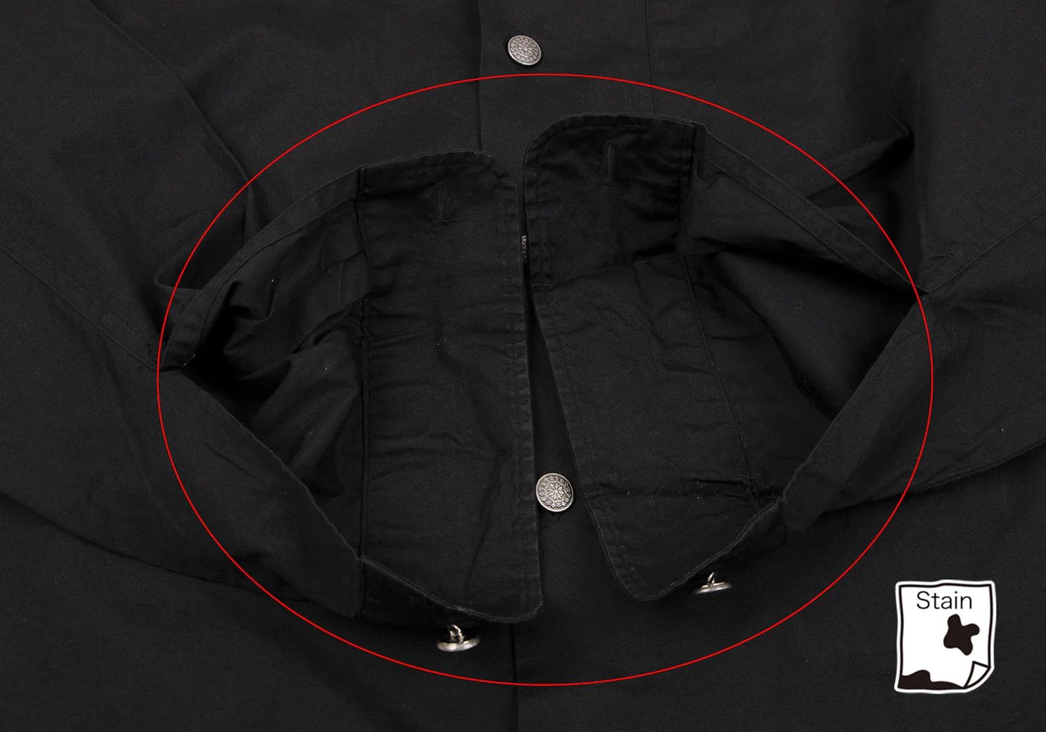 agnes b. Cotton Floral Button Long Sleeve Shirt in Black Size M Size US M / EU 48-50 / 2 - 7 Thumbnail