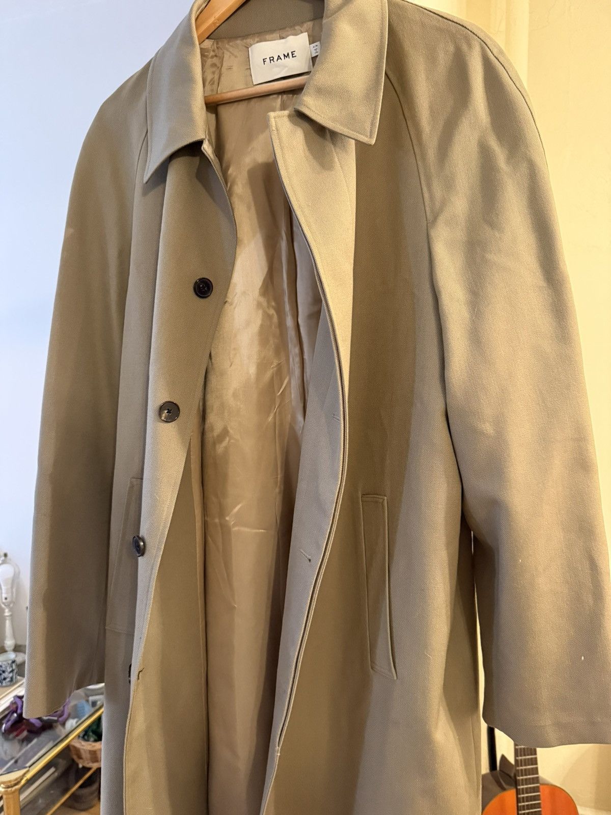 Frame FRAME Minimal Beige Mac Coat / Overcoat – Size M Size US M / EU 48-50 / 2 - 3 Thumbnail