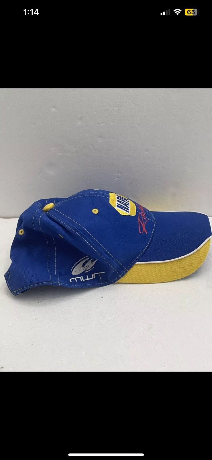 NASCAR × Vintage Vintage NAPA RACING Truckers Strap Back Adjustable Hat Size ONE SIZE - 2 Thumbnail