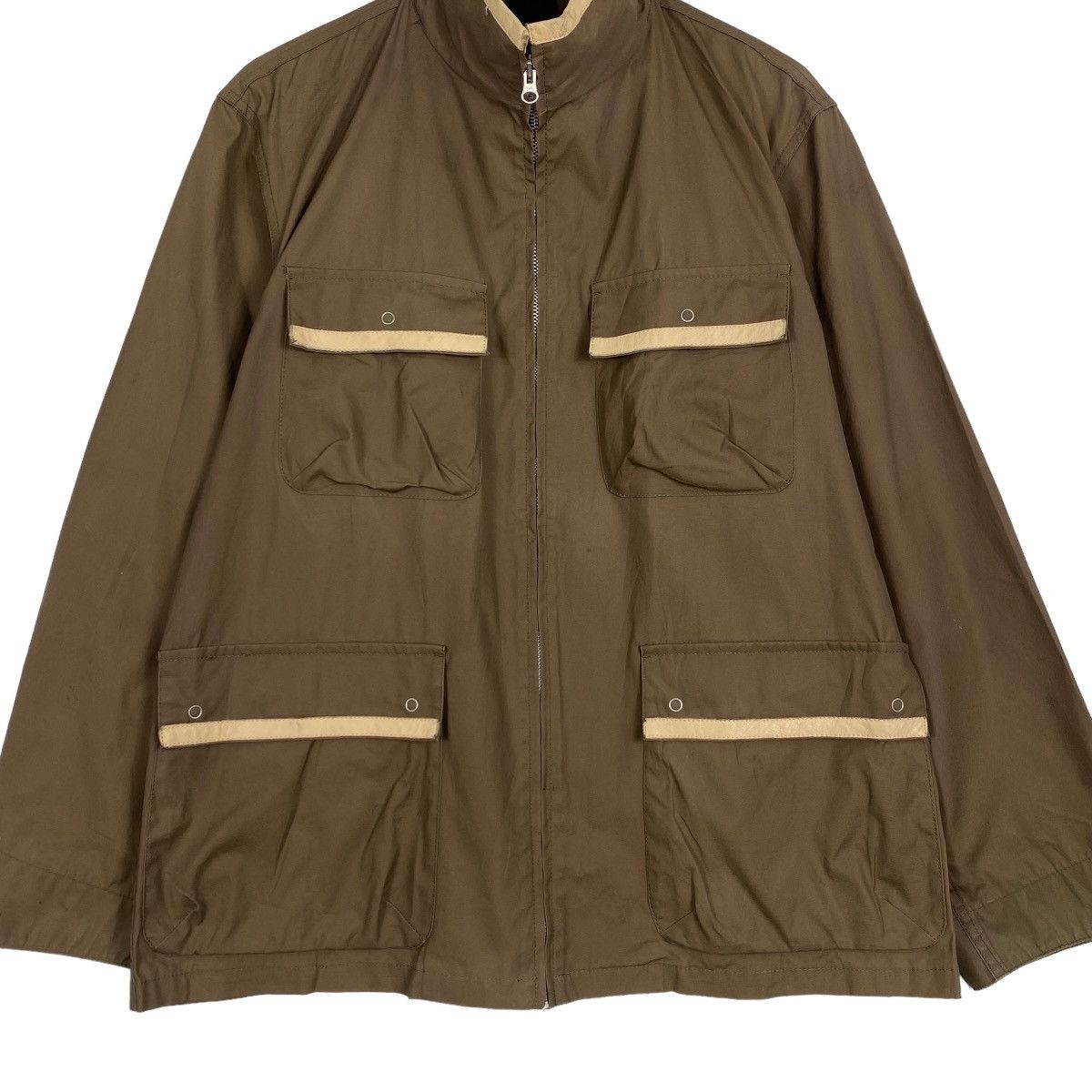 Japanese Brand Mother Hai water mark multi pocket zipper jacket Size US L / EU 52-54 / 3 - 5 Thumbnail