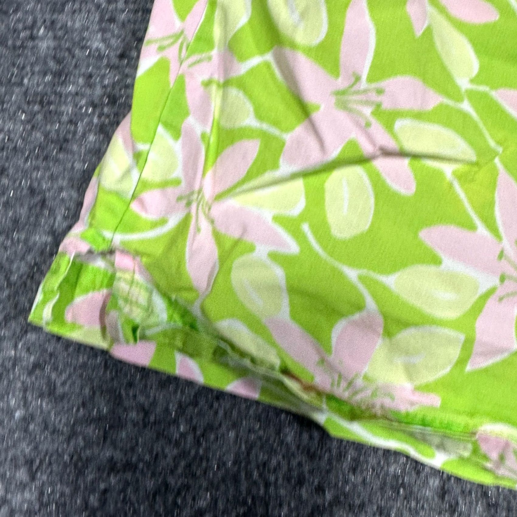 Lilly Pulitzer Lilly Pulitzer Shorts Womens Large Floral Print Green Cotton Chilean Ave Size 36" / US 14 / IT 50 - 5 Thumbnail