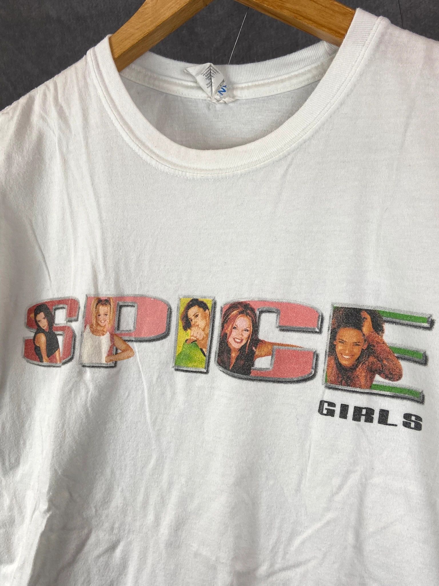 Other Spice Girls White Tee / Classic 90s Pop Merch (M) Size US M / EU 48-50 / 2 - 2 Thumbnail